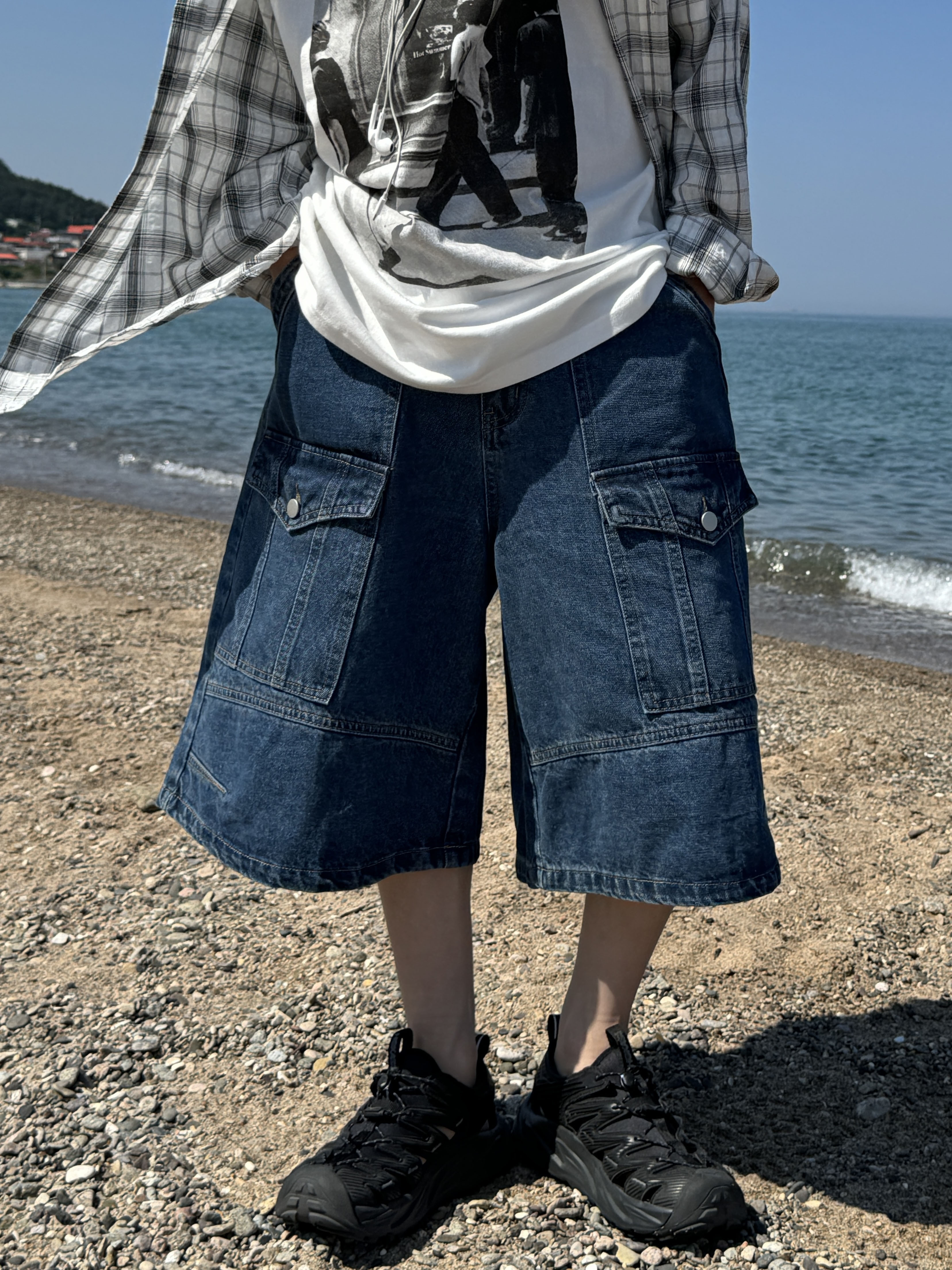 Hoka Hopara Black 착용 스타일 - 1