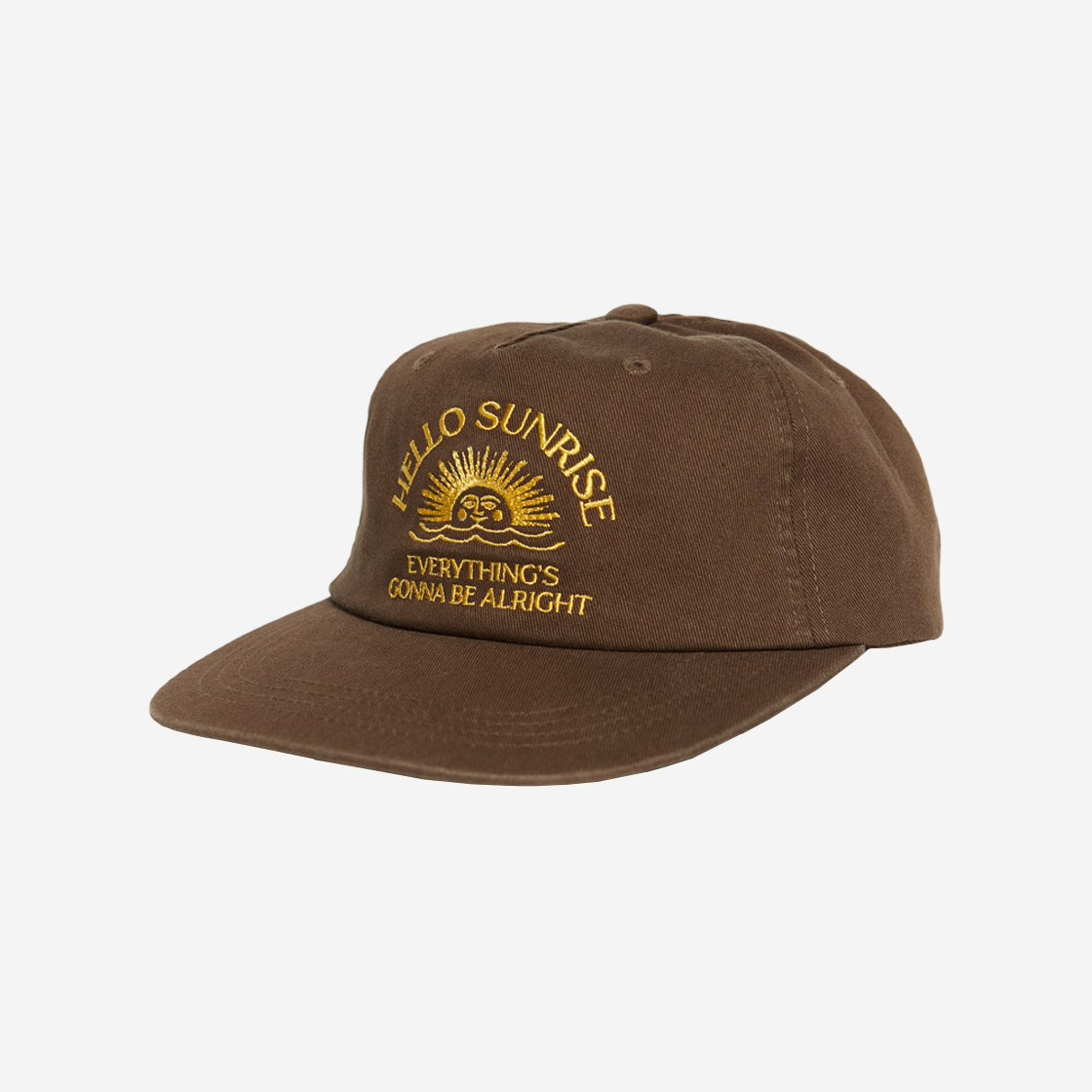 キャップ Hello Sunrise HS Arch Logo 5Panel CapNavy HS52CA500NV0 헬로선라이즈 아치로고 5패널 캡 브라운 | Hello Sunrise | KREAM