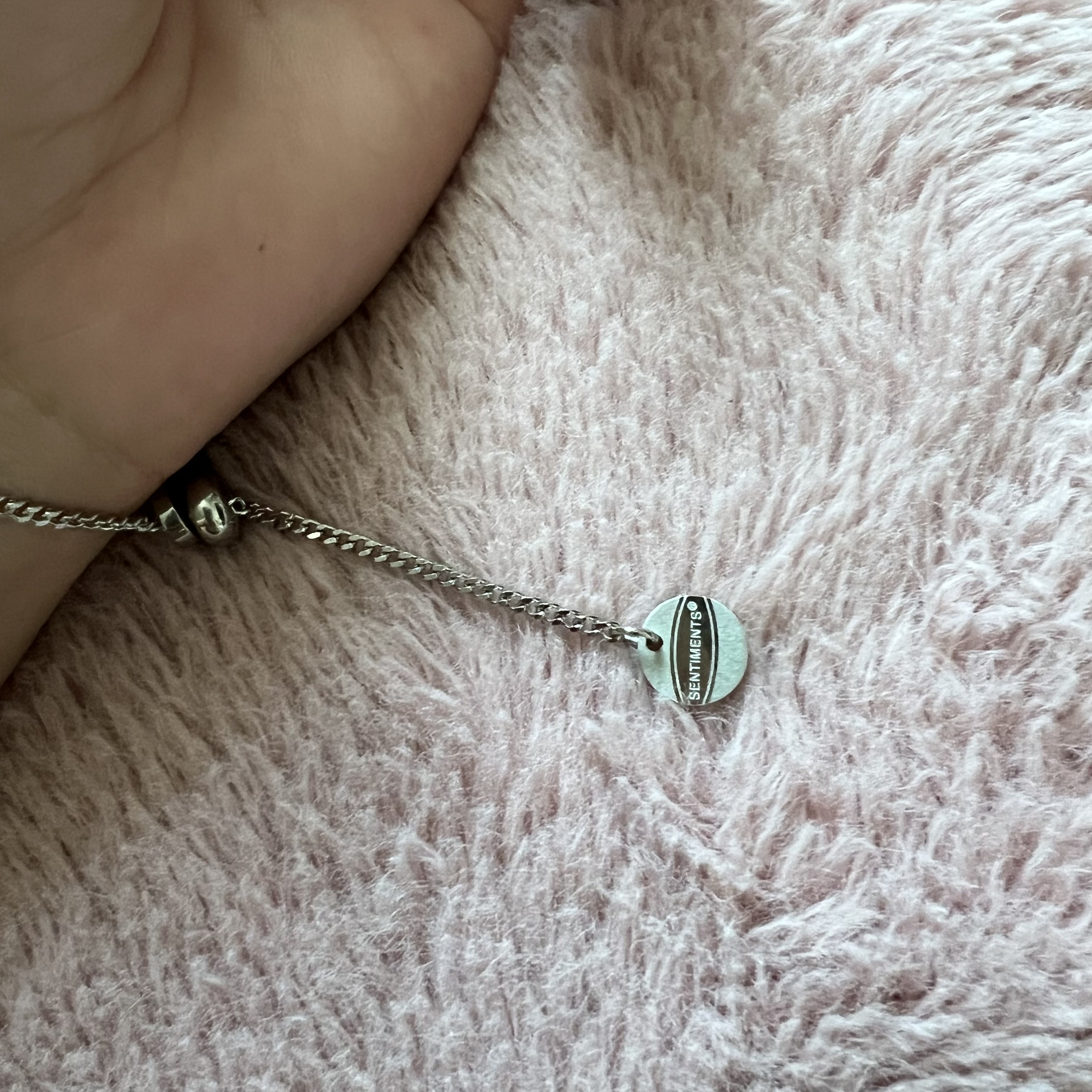 Sentiments No.359 Necklace Silver 착용 스타일 - 1