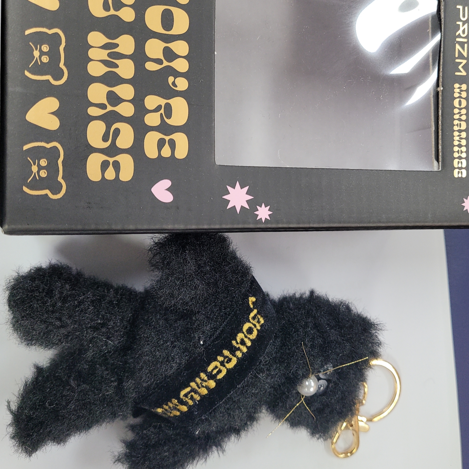 Monamhee Muse Edition Keyring Black 착용 스타일
