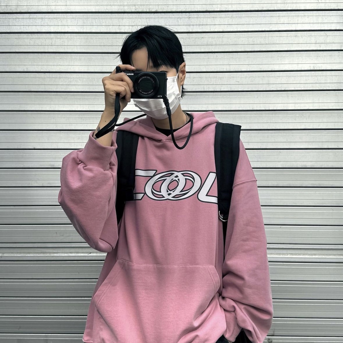 Civision by CSC Cycle Hoodie Zip-Up Grey, Civision by CSC Good Boy Hoodie Black 착용 스타일 - 3