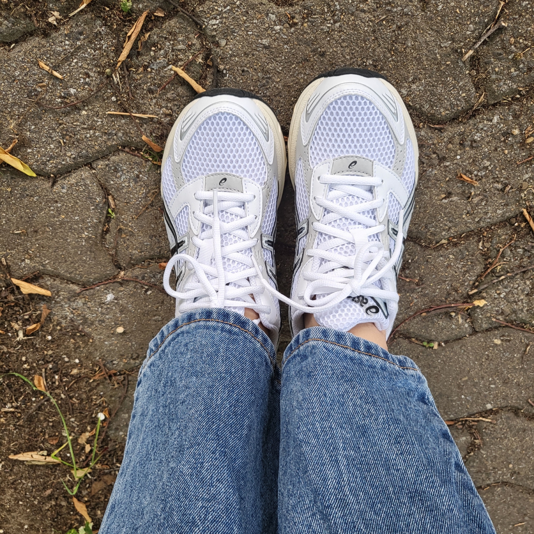 Asics Gel-1130 White Cloud Grey 착용 스타일 - 2
