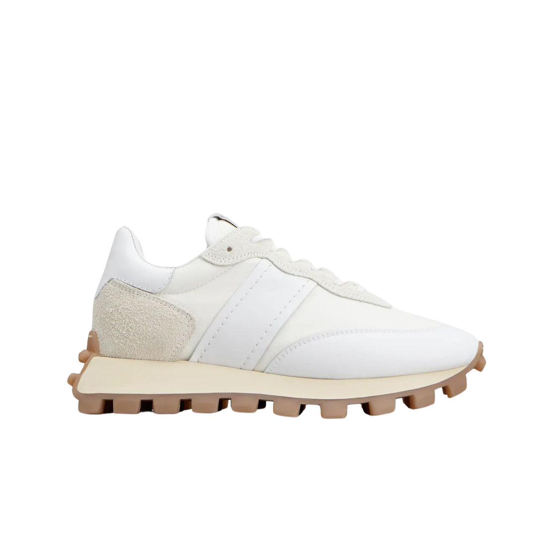 XXW25K0FL90RJ9RFV4 (W) Tod's 1T Sneakers in Leather and Fabric White