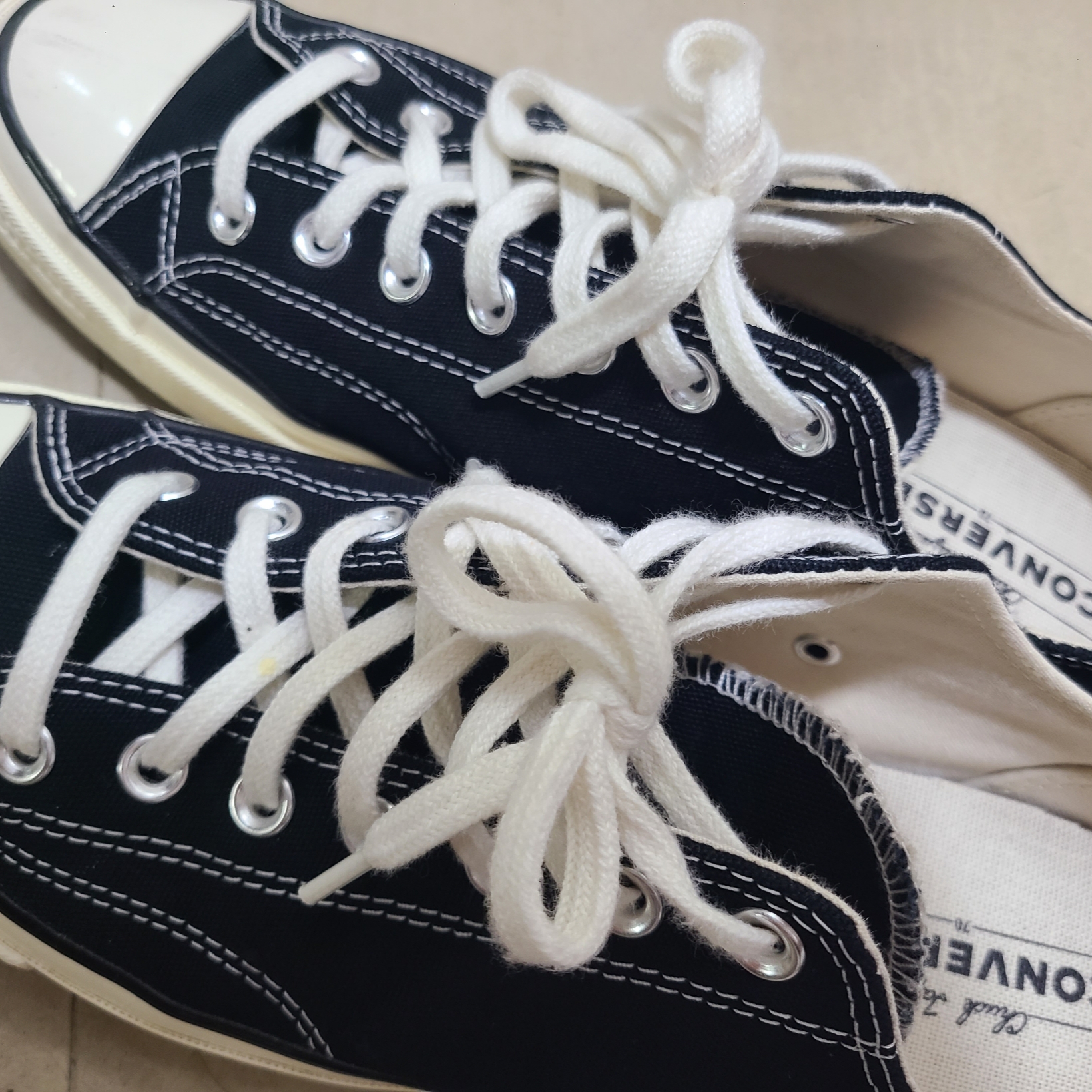 Converse Chuck 70 Ox Black - Standard 착용 스타일