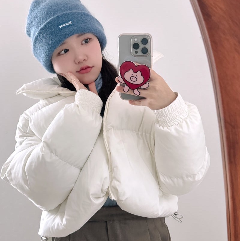 Supreme Mohair Beanie Dark Slate - 23FW 착용 스타일 - 1