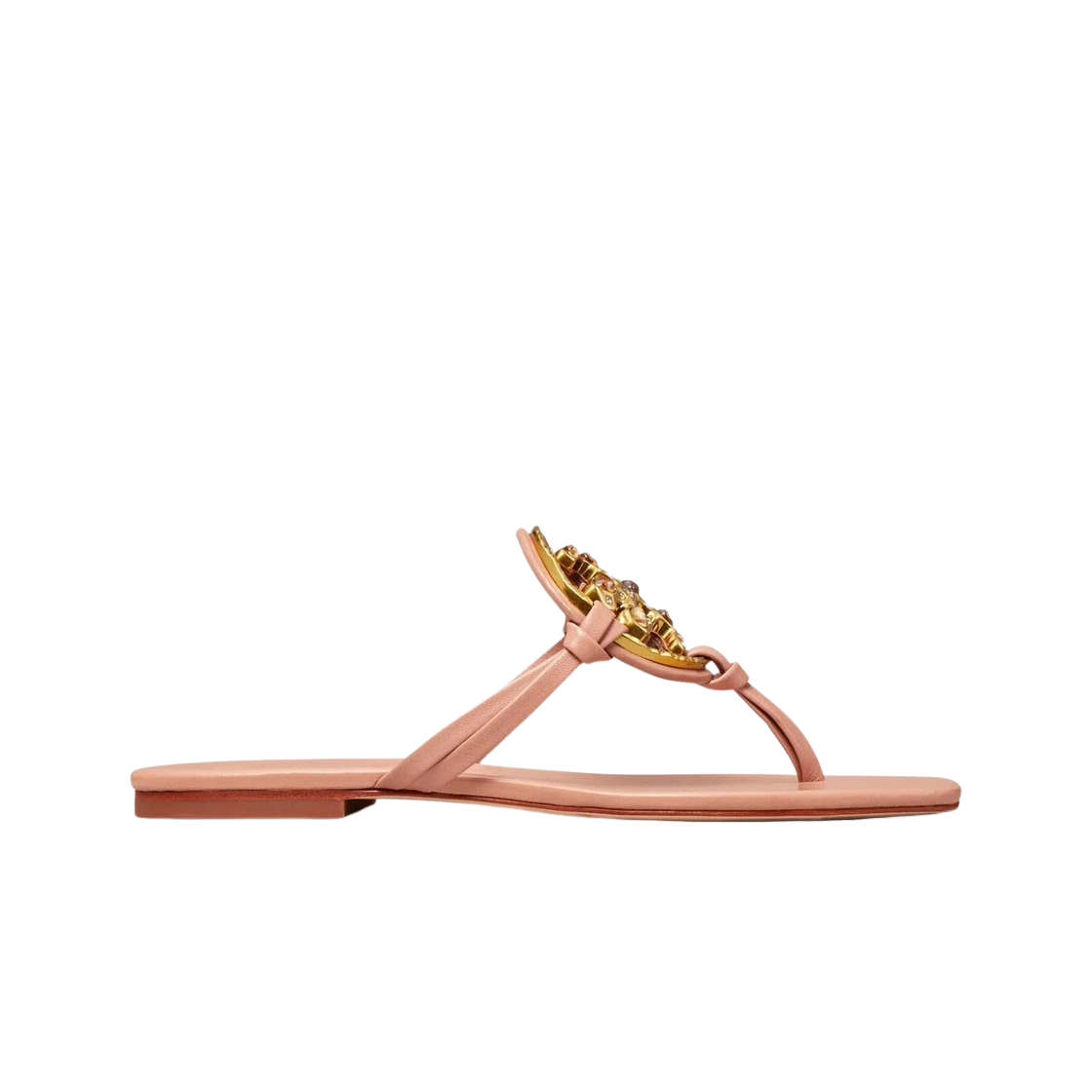 85773-664 (W) Tory Burch Jeweled Miller Sandal Meadowsweet