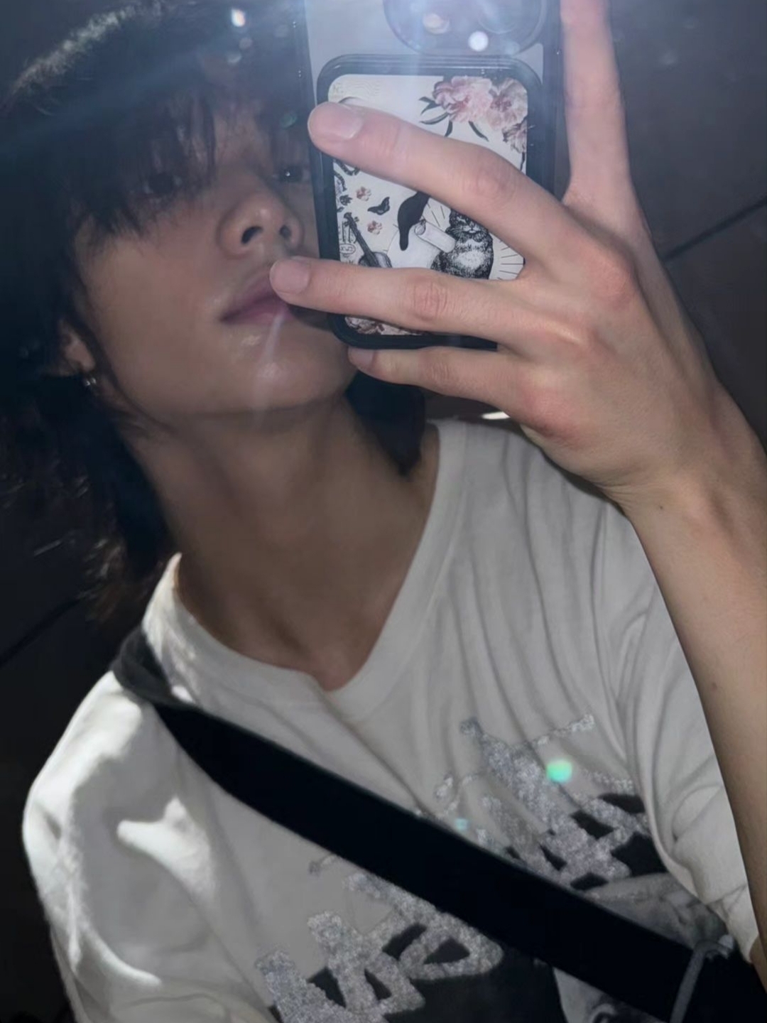 Stussy x Goldie Metalheadz 30 T-Shirt White 착용 스타일 - 2