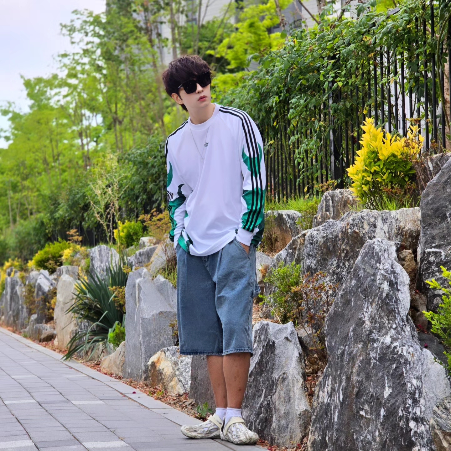 Merrell Hydro Moc Chalk 착용 스타일 - 5
