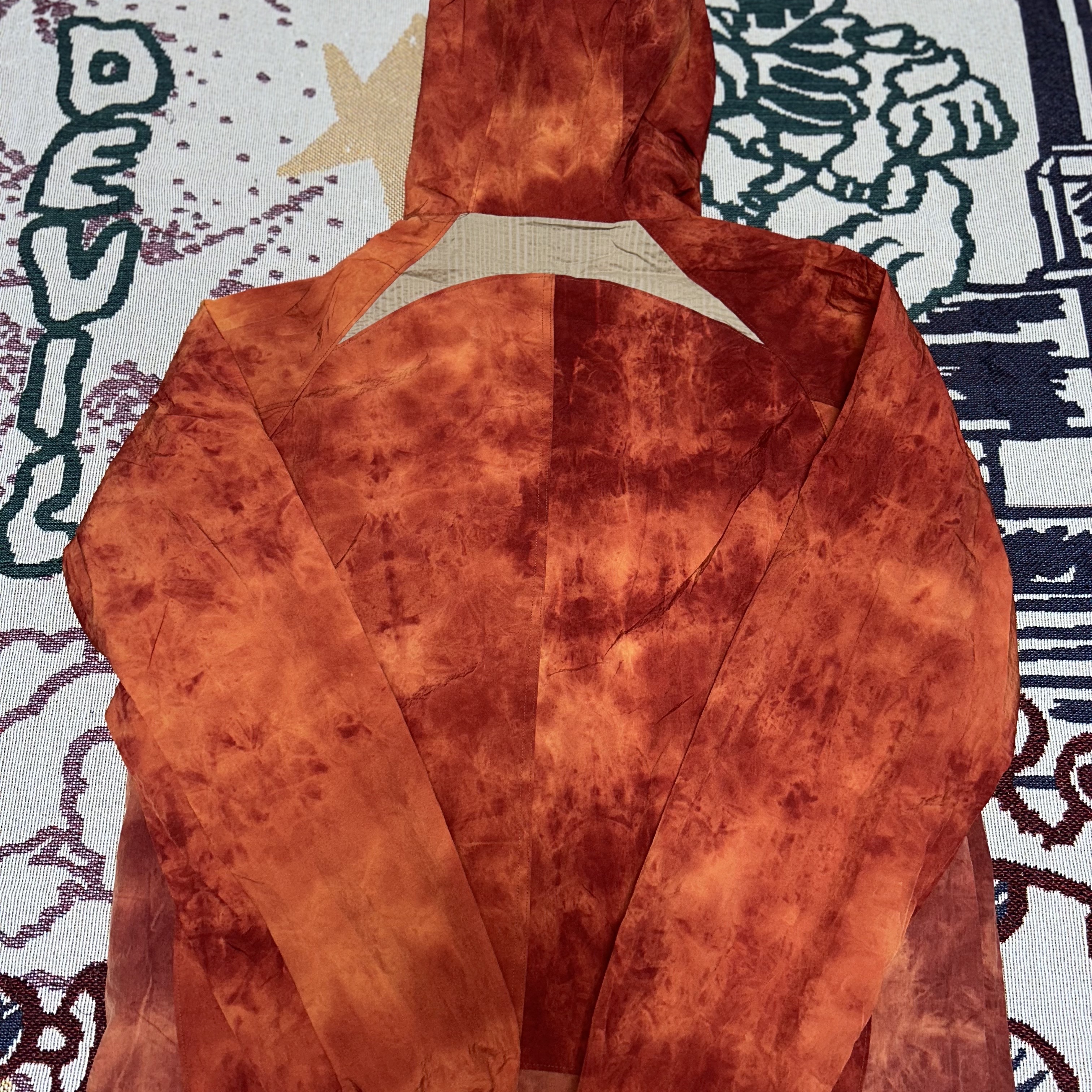 Xlim Xldia 01 Windbreaker Dark Orange 착용 스타일 - 5