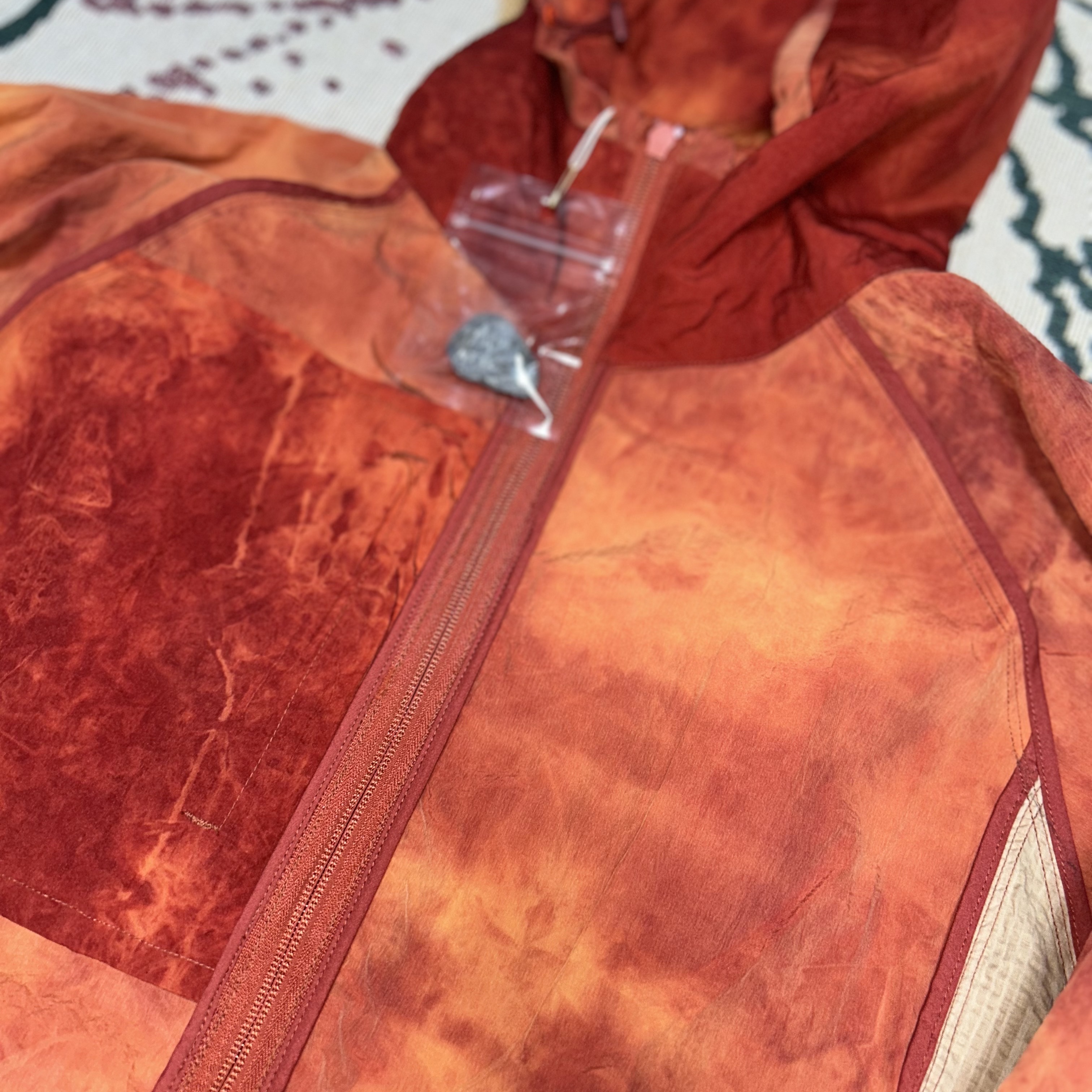 Xlim Xldia 01 Windbreaker Dark Orange 착용 스타일 - 9