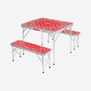 Supreme x Coleman Folding Table Set Red - 24SS