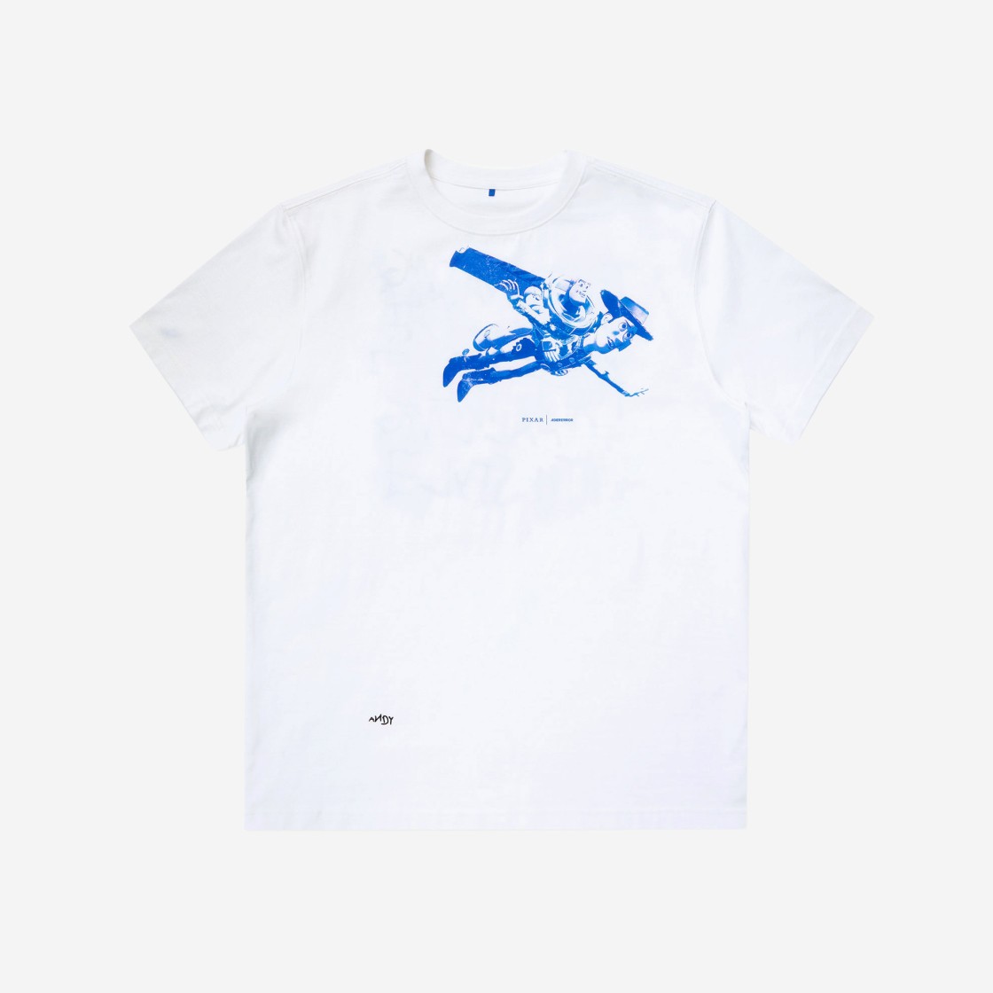 Ader Error x Disney Woody & Buzz T-Shirt 01 Off White 상세 이미지 1