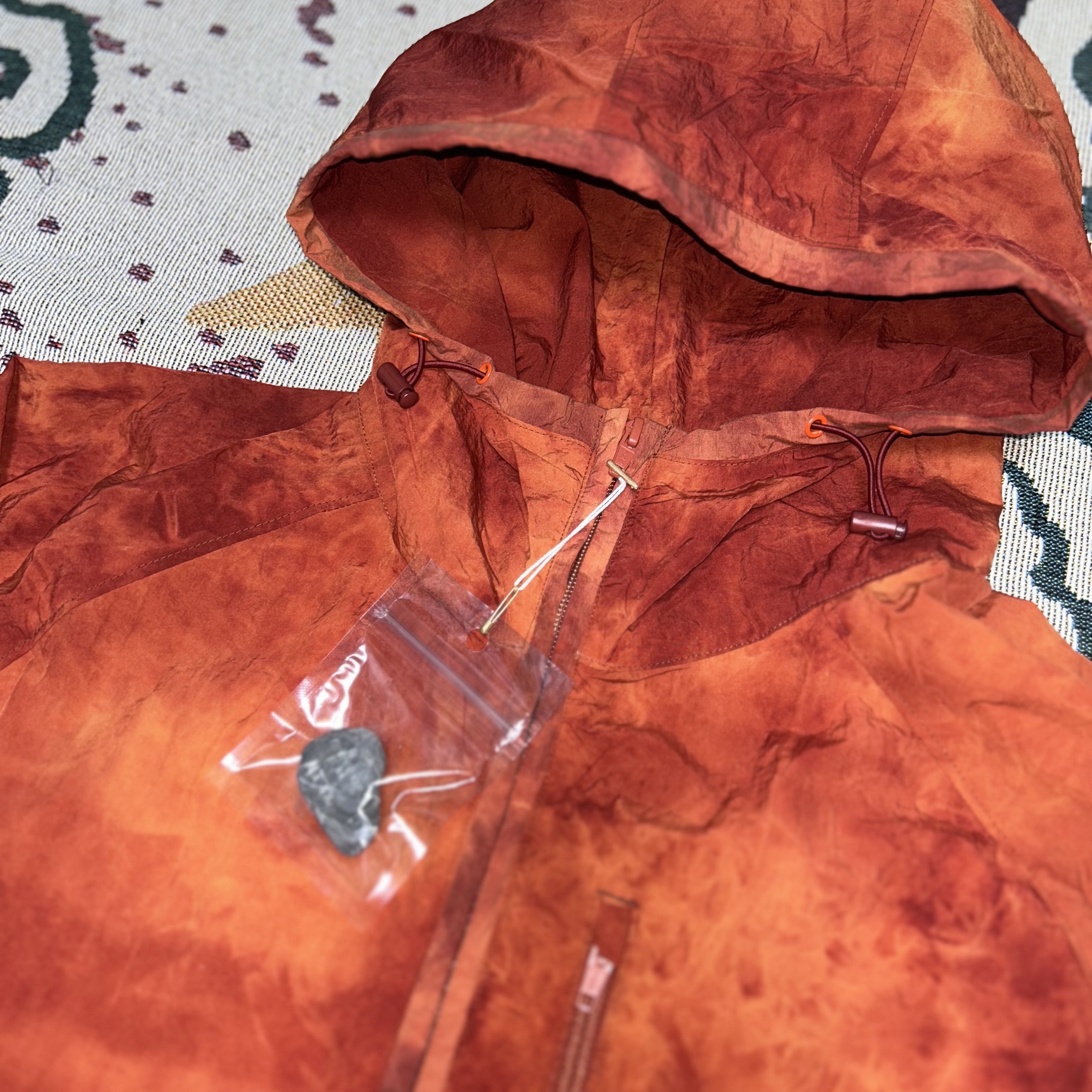 Xlim Xldia 01 Windbreaker Dark Orange 착용 스타일 - 1