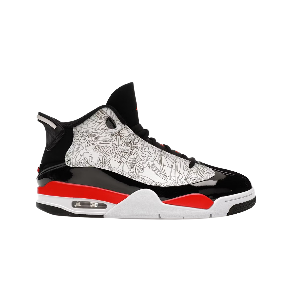 311046-162 Jordan Dub Zero White Fire Red