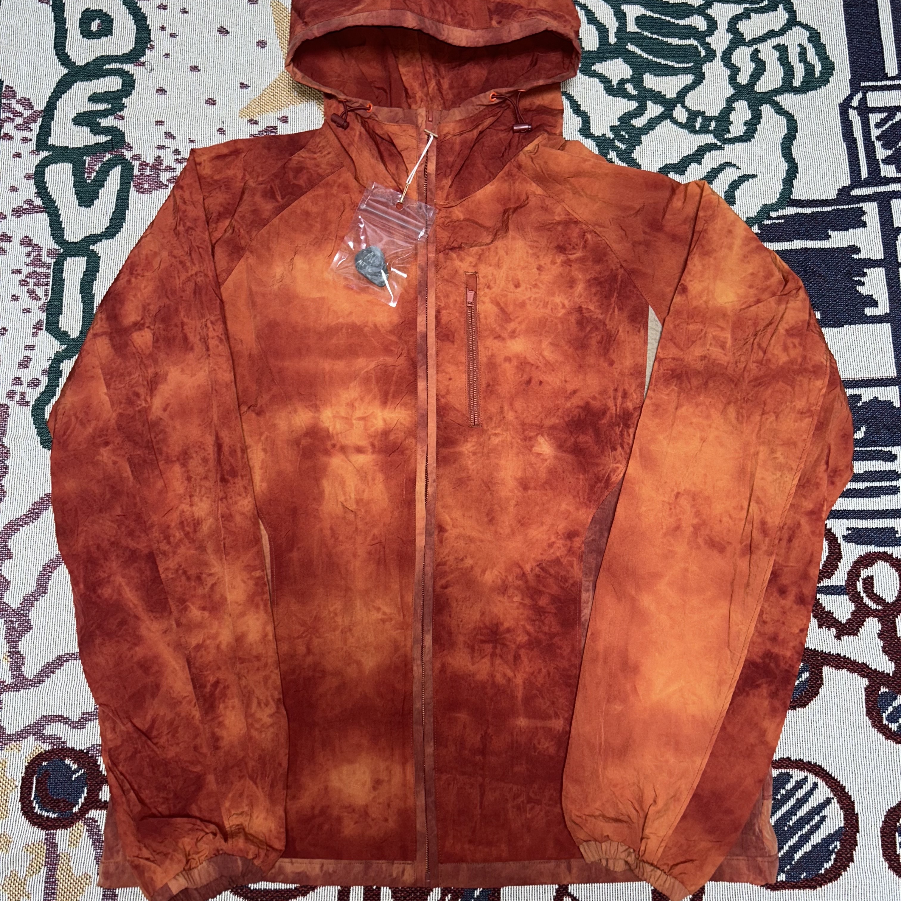 Xlim Xldia 01 Windbreaker Dark Orange 착용 스타일 - 2