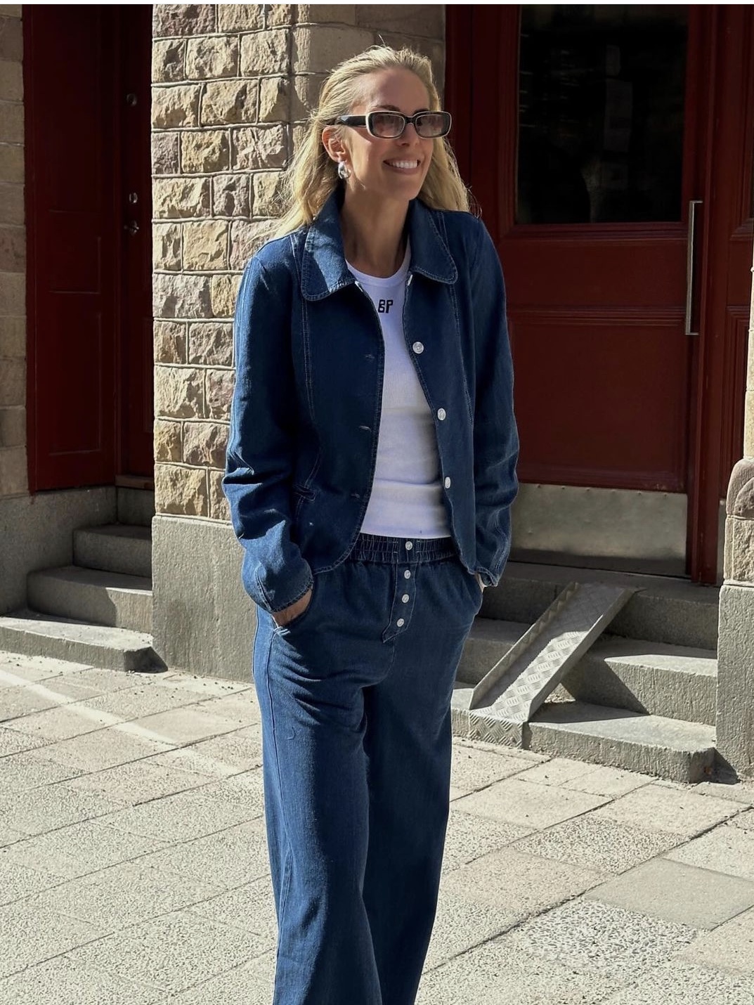 Baum und Pferdgarten Berita Dark Sailor Blue - 24FW 착용 스타일