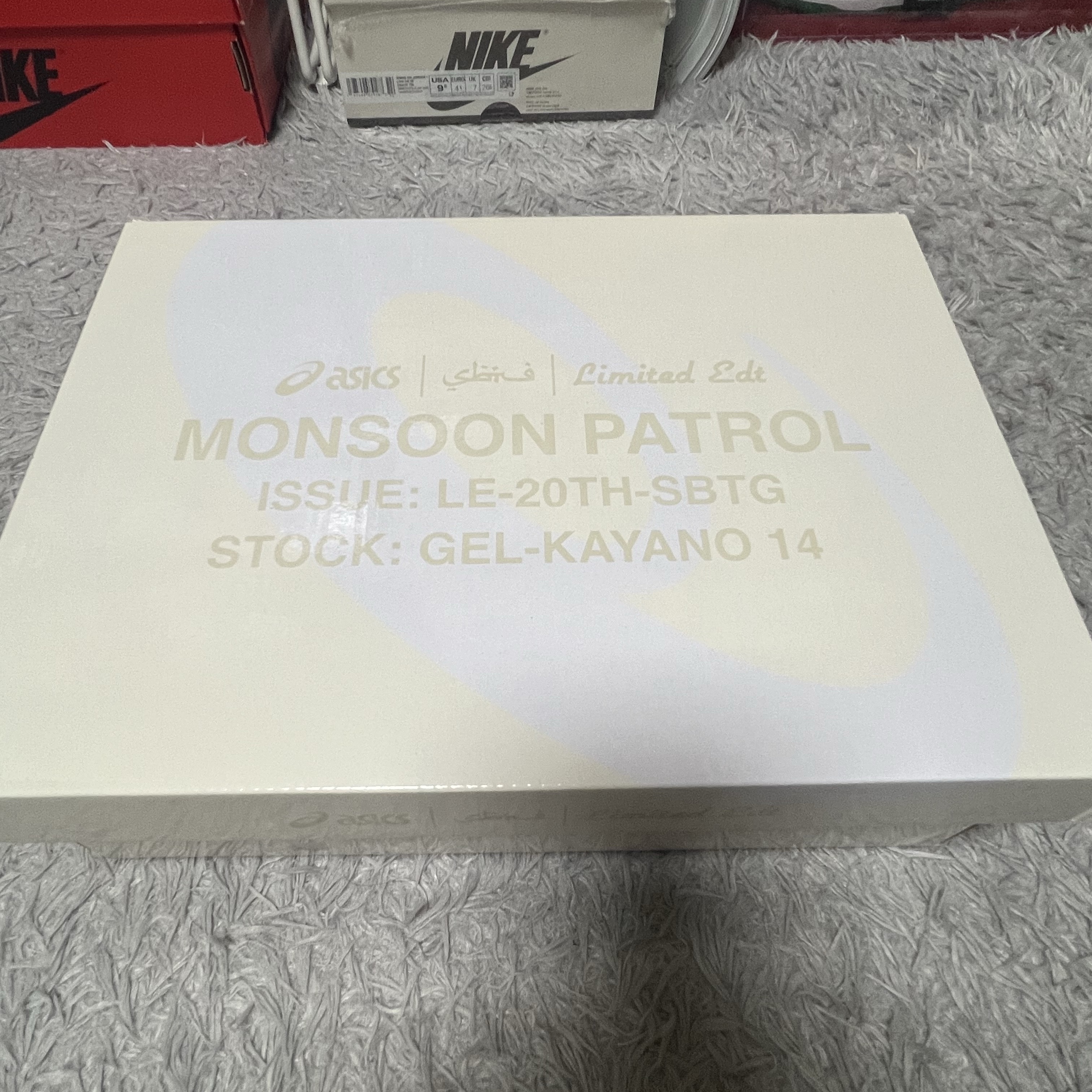 Asics x Limited Edt x SBTG Gel-Kayano 14 Monsoon Patrol Cream 착용 스타일 - 5