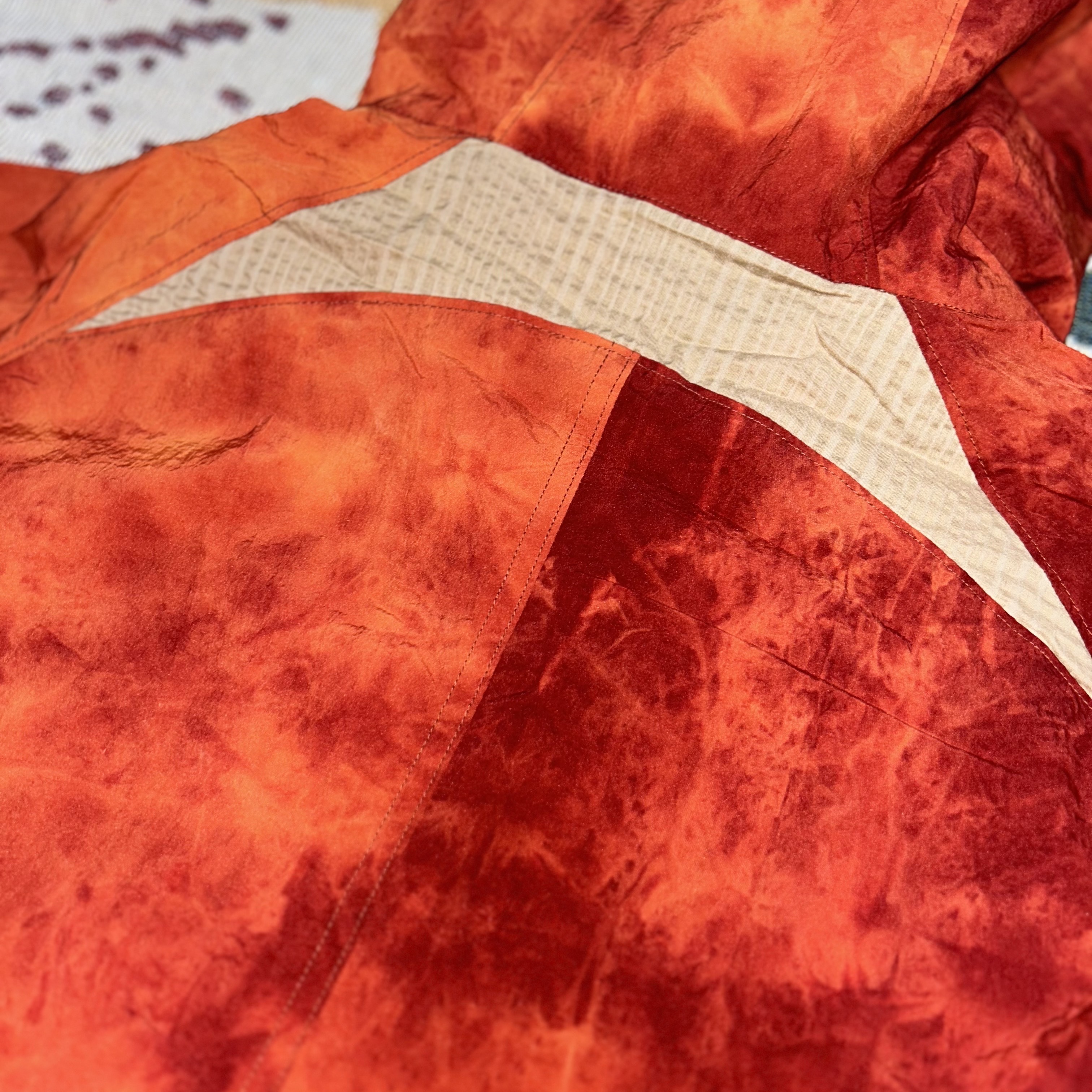 Xlim Xldia 01 Windbreaker Dark Orange 착용 스타일 - 6