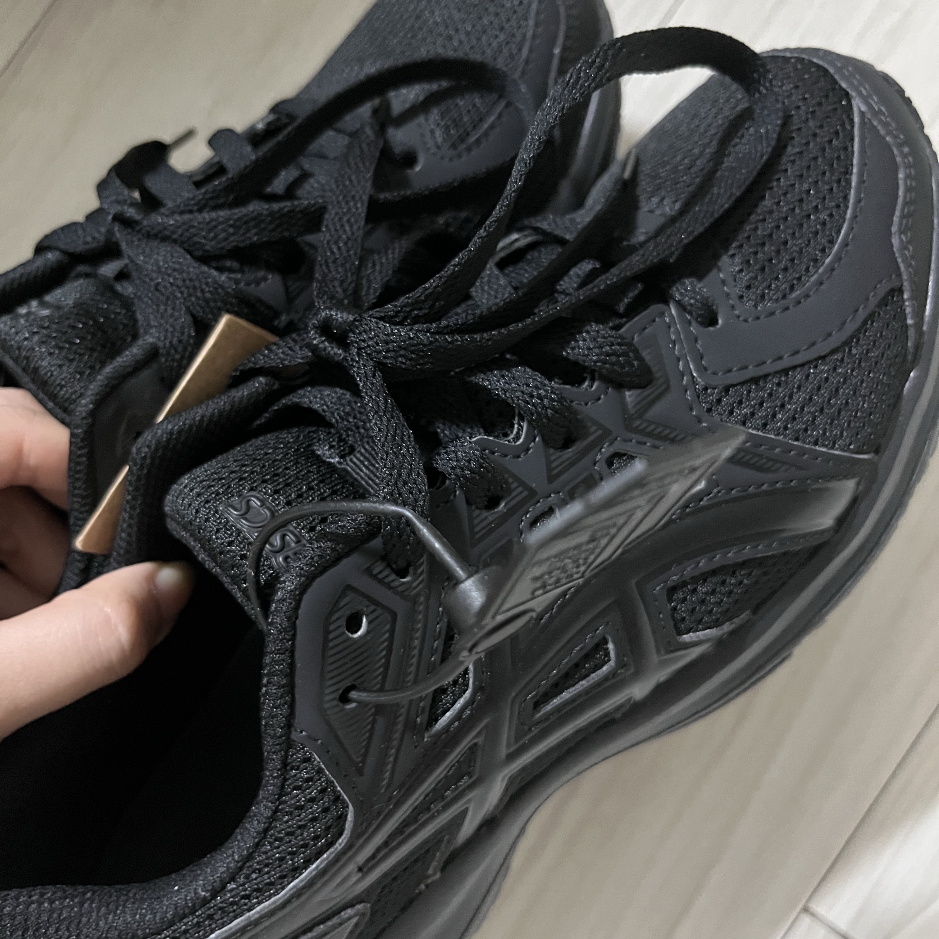 Asics Jog 100 2 Black 착용 스타일