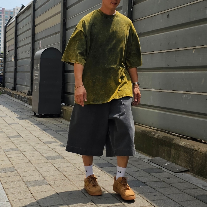 Nike Air Force 1 '07 WB Flax 착용 스타일 - 7