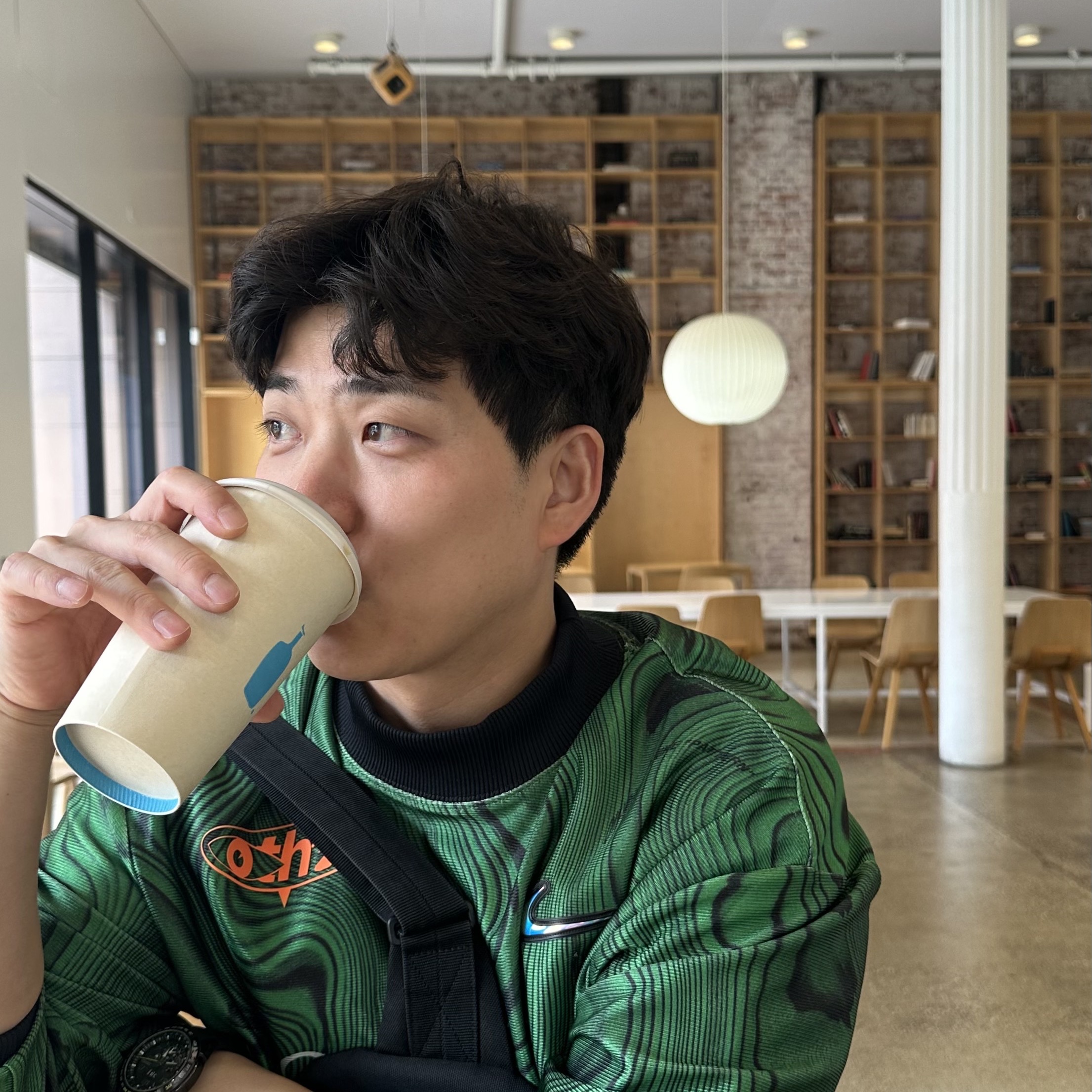 Nike x Off-White Allover Print Jersey Kelly Green - Asia, Nike x Off-White Fly Cap Kelly Green 착용 스타일 - 1