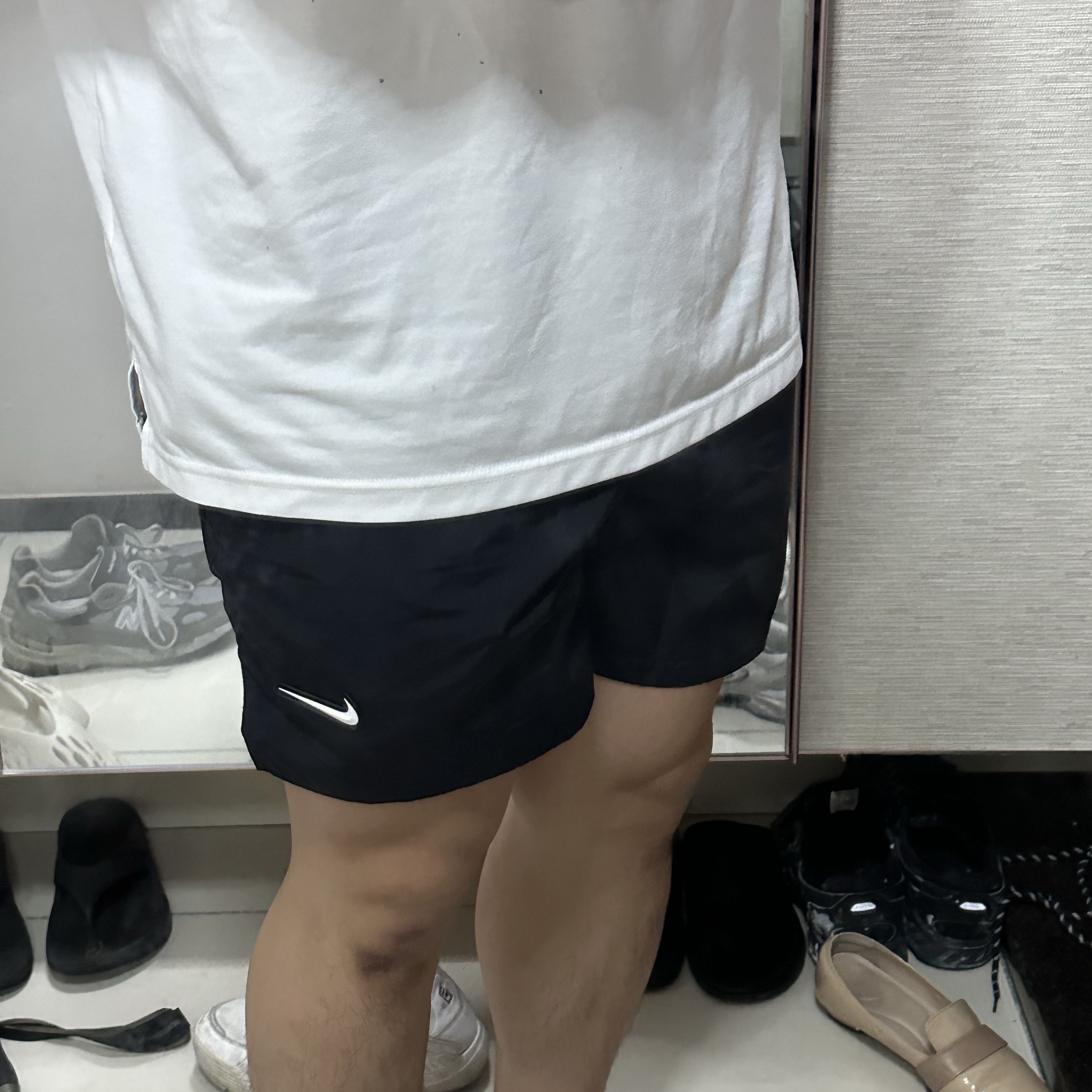 Nike x Drake Nocta Nylon Woven Shorts Black - US/EU 착용 스타일 - 1