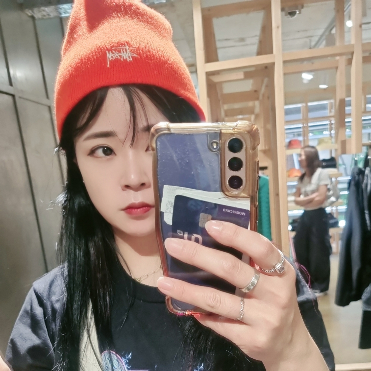Stussy Stock Bucket Hat Purple 착용 스타일 - 2