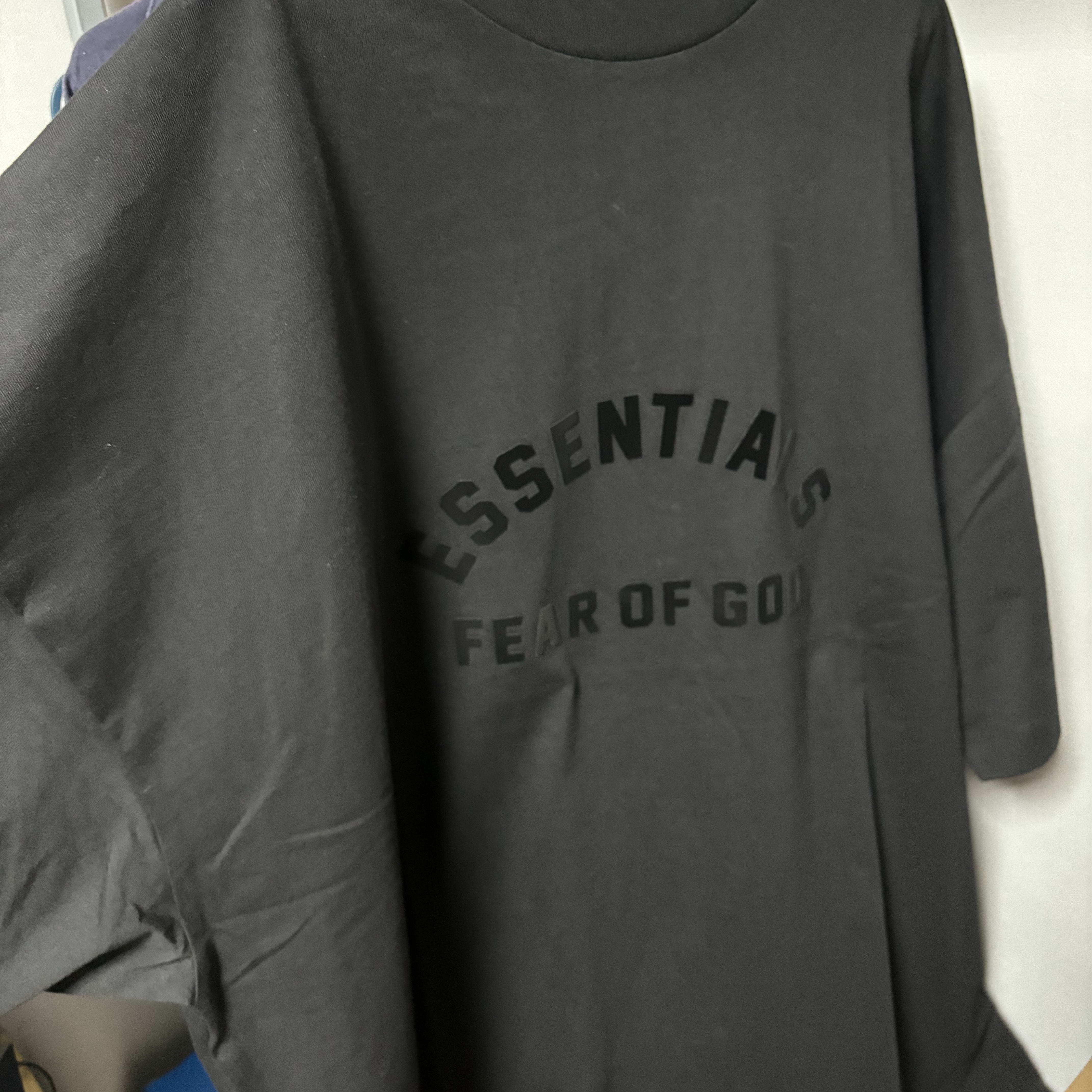 Essentials The Black Collection T-Shirt Black - 23SS 착용 스타일