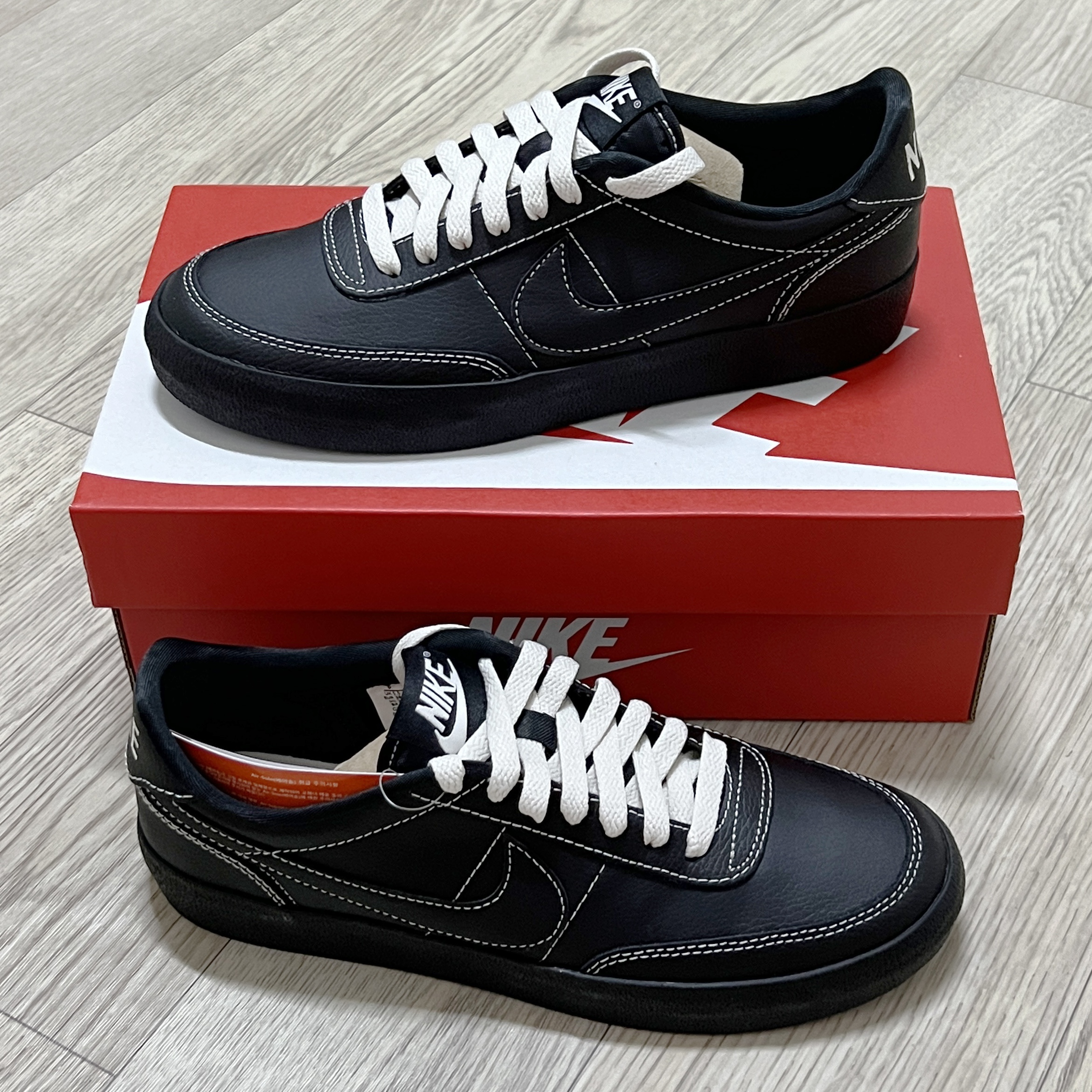 Nike Killshot 2 Black Phantom, Jordan 1 x Travis Scott Retro Low OG SP Black Phantom 착용 스타일 - 2