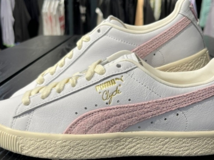 Puma Clyde Base White Pearl Pink 착용 스타일