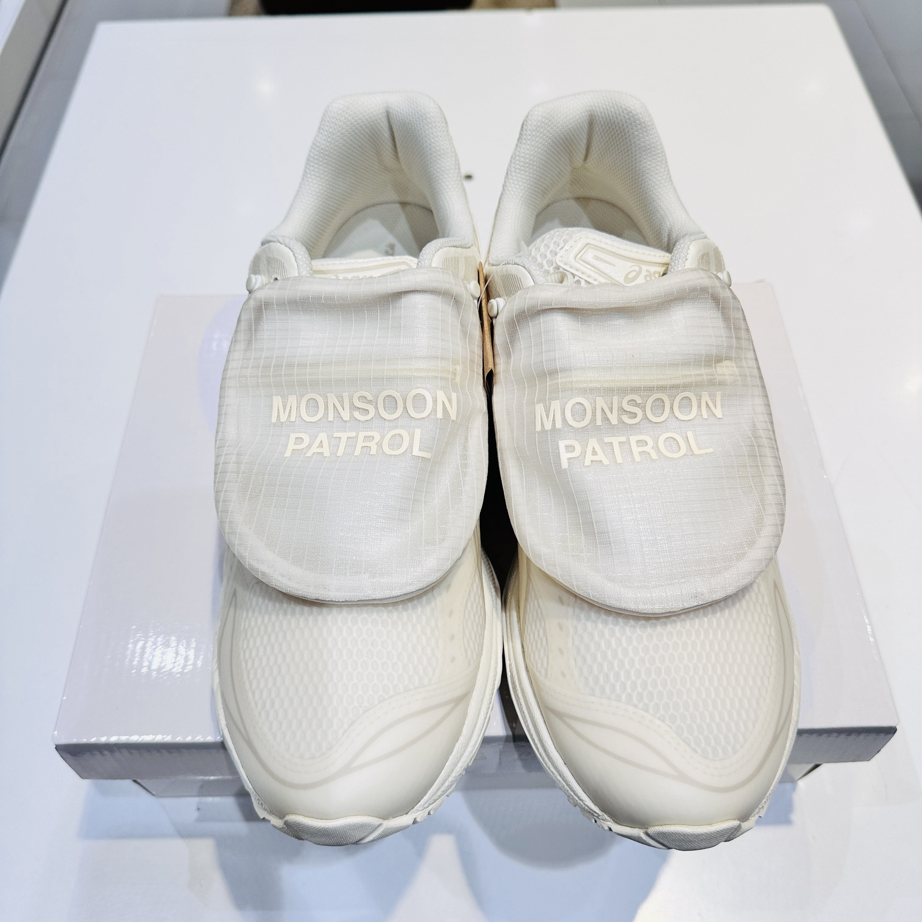 Asics x Limited Edt x SBTG Gel-Kayano 14 Monsoon Patrol Cream 착용 스타일 - 1