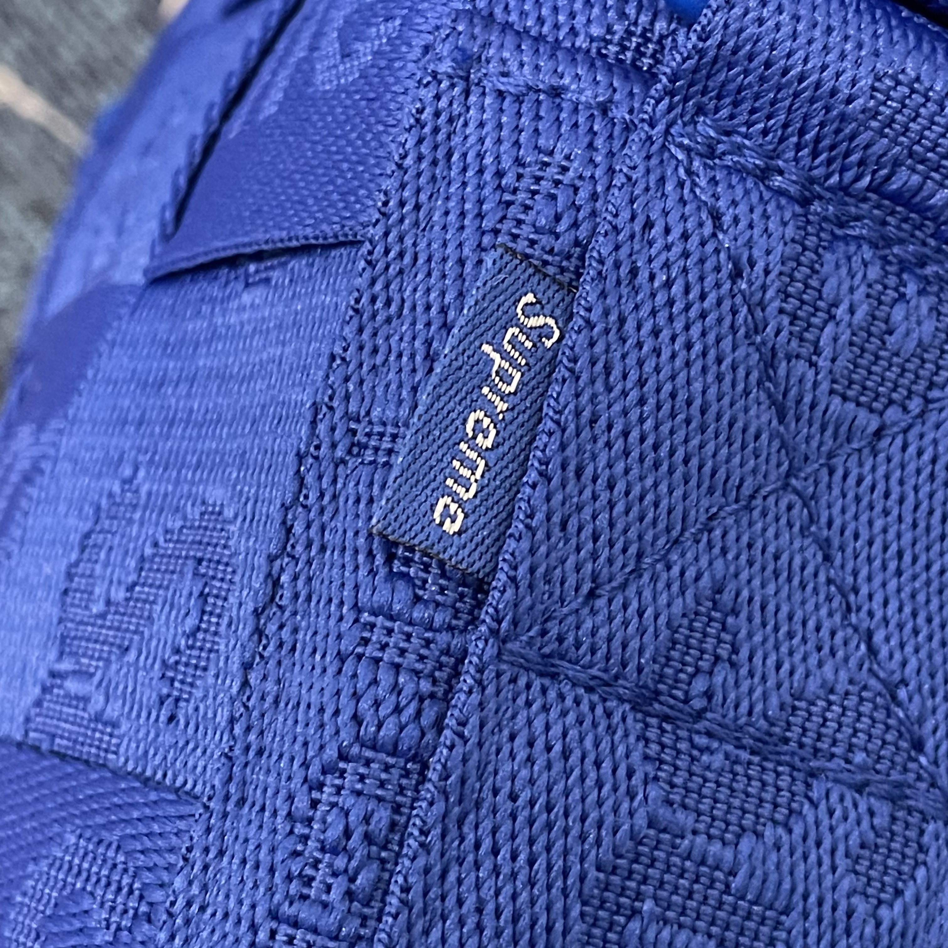 Supreme Woven Shoulder Bag Royal - 24SS 착용 스타일 - 2