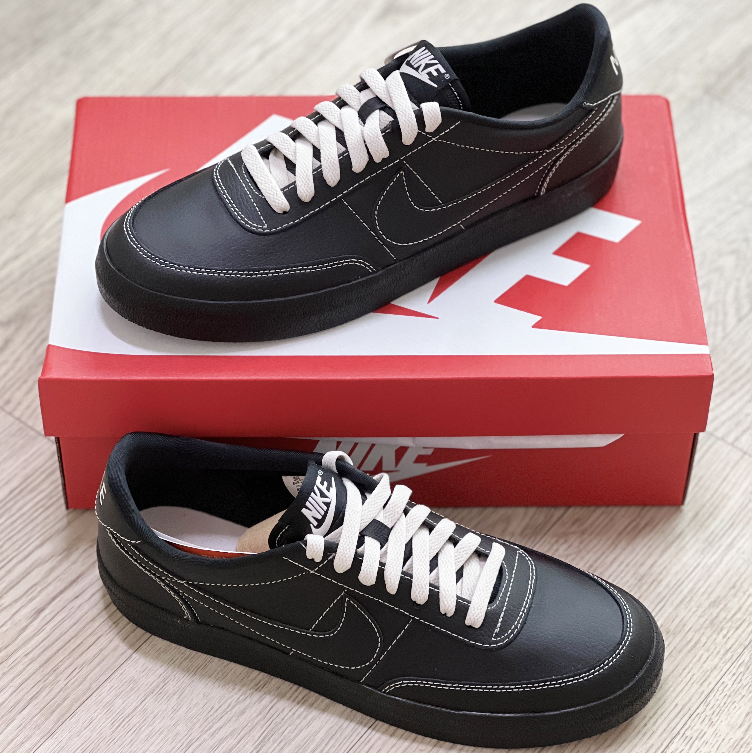 Nike Killshot 2 Black Phantom, Jordan 1 x Travis Scott Retro Low OG SP Black Phantom 착용 스타일 - 1