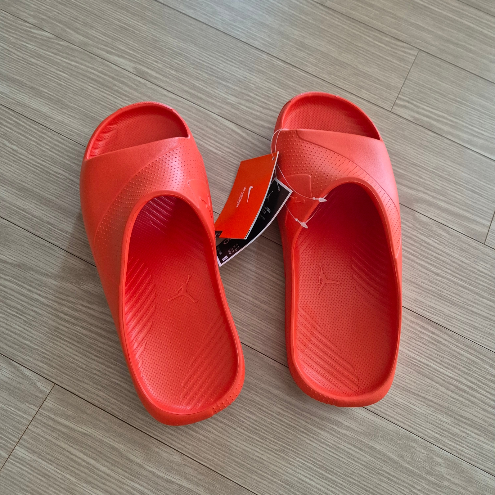 Jordan Post Slide Black 착용 스타일