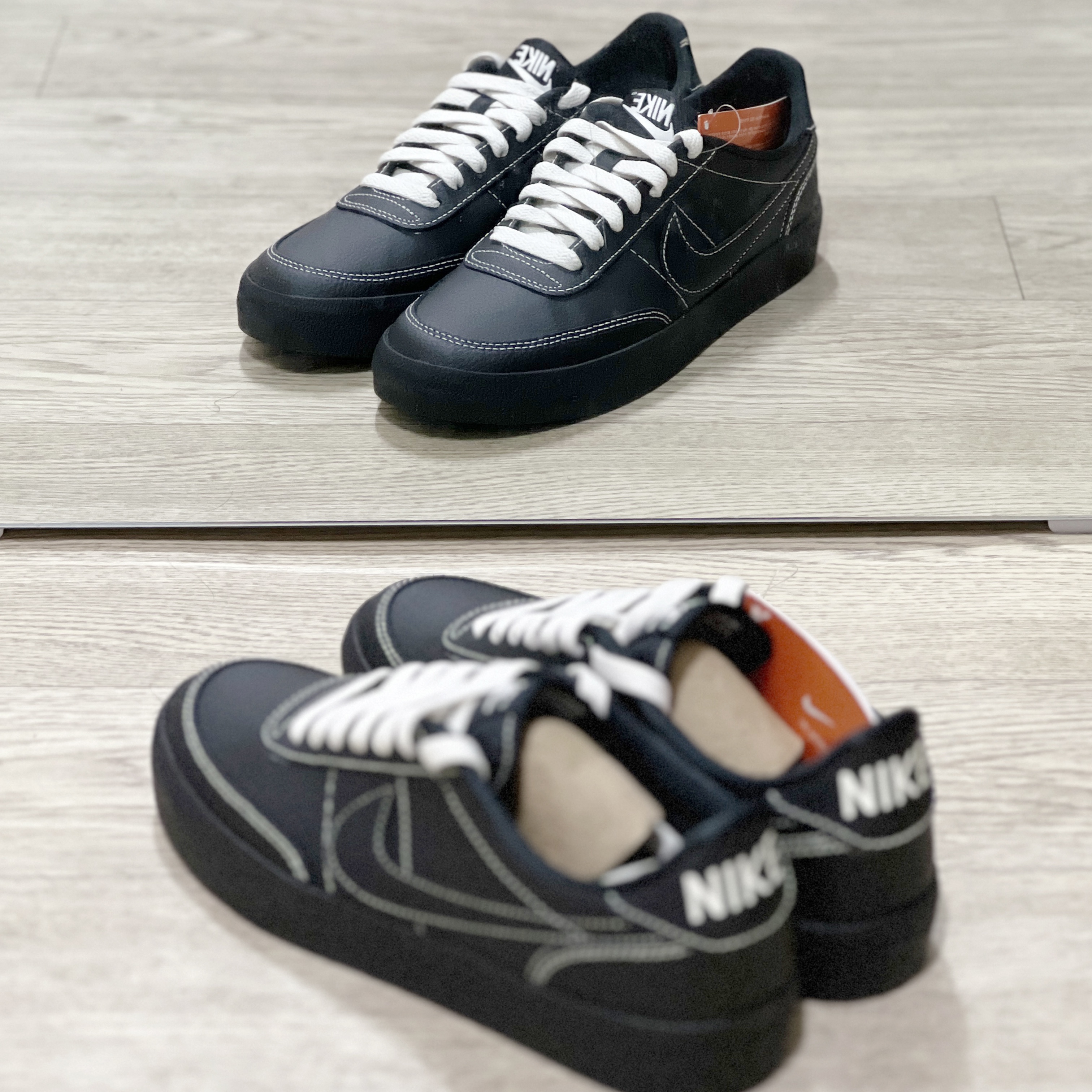 Nike Killshot 2 Black Phantom, Jordan 1 x Travis Scott Retro Low OG SP Black Phantom 착용 스타일 - 3