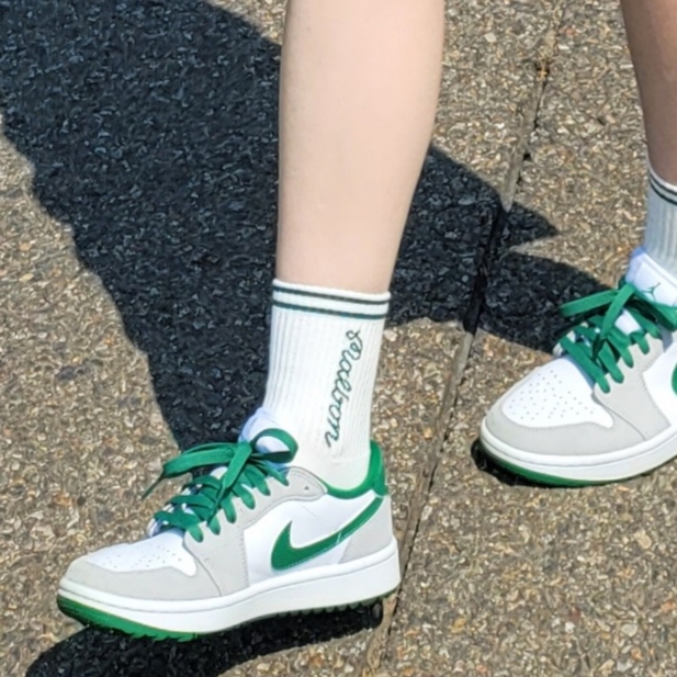 Jordan 1 Low Golf Pine Green 착용 스타일