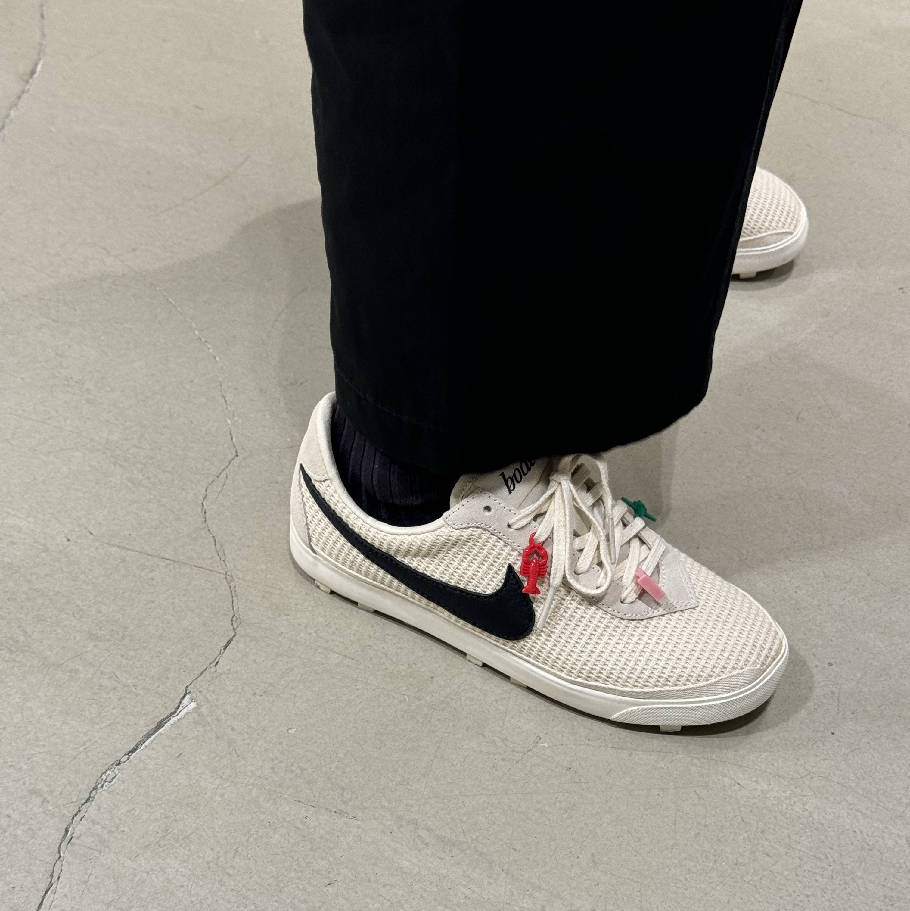 Nike x Bode Astrograbber SP Light Cream and Black 착용 스타일