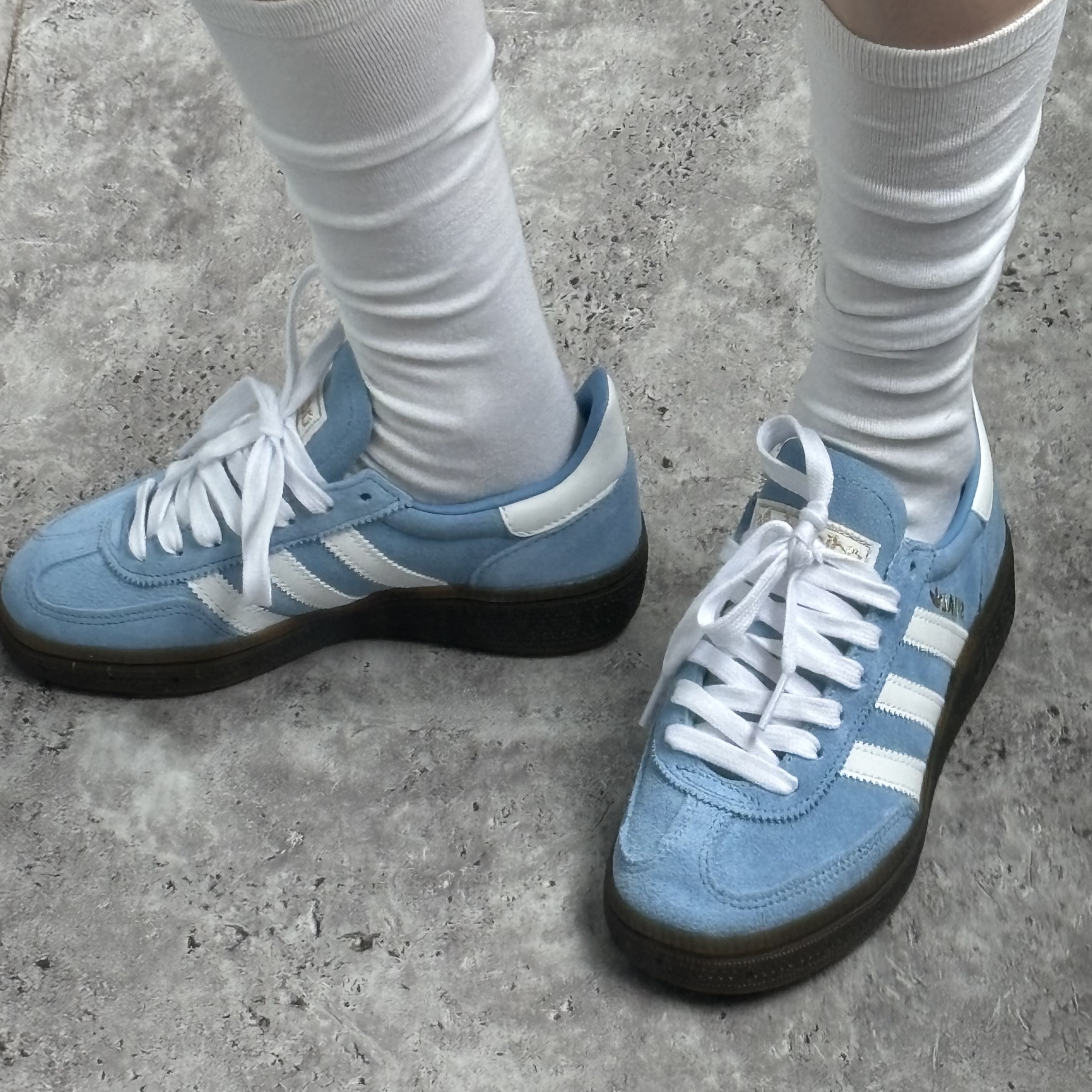 Adidas Spezial Handball Light Blue 착용 스타일