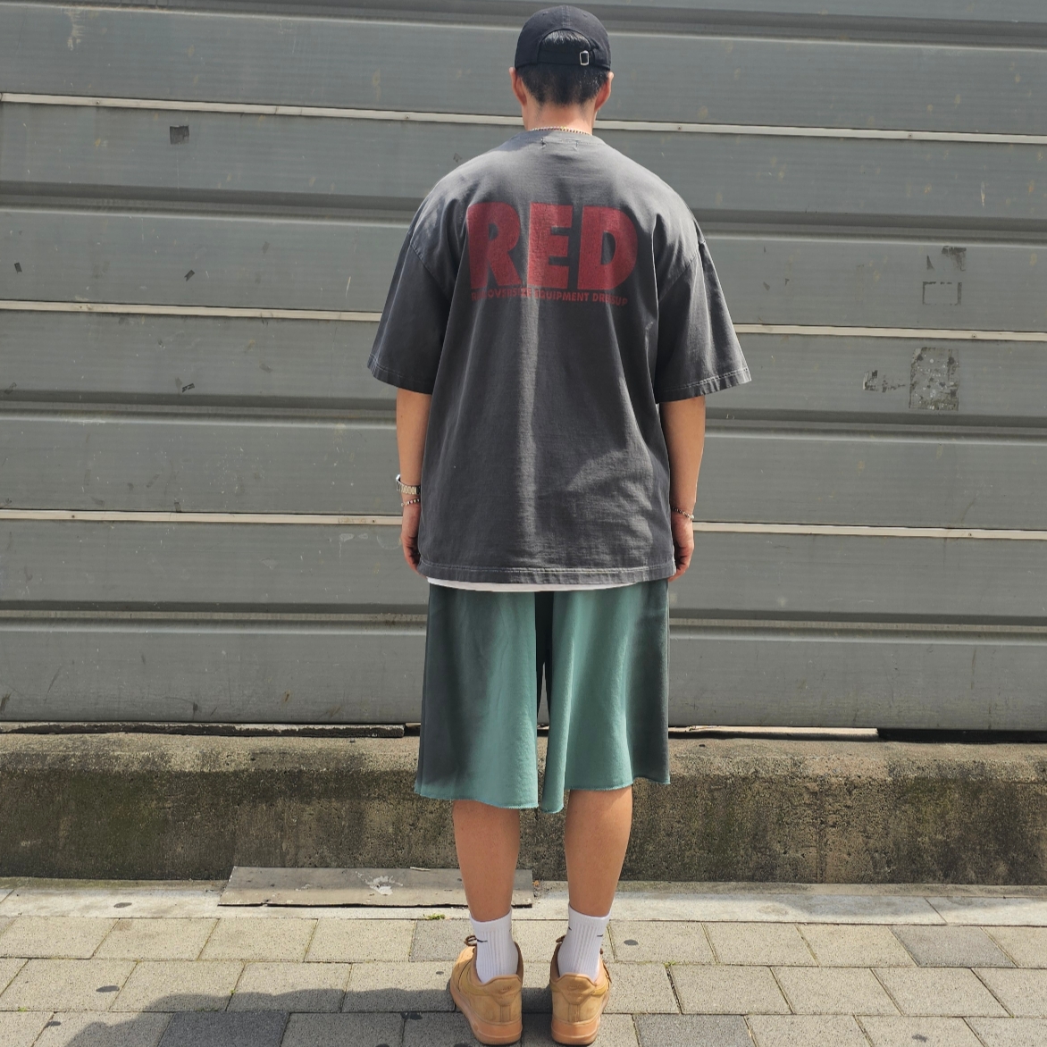 Nike Air Force 1 '07 WB Flax 착용 스타일 - 5