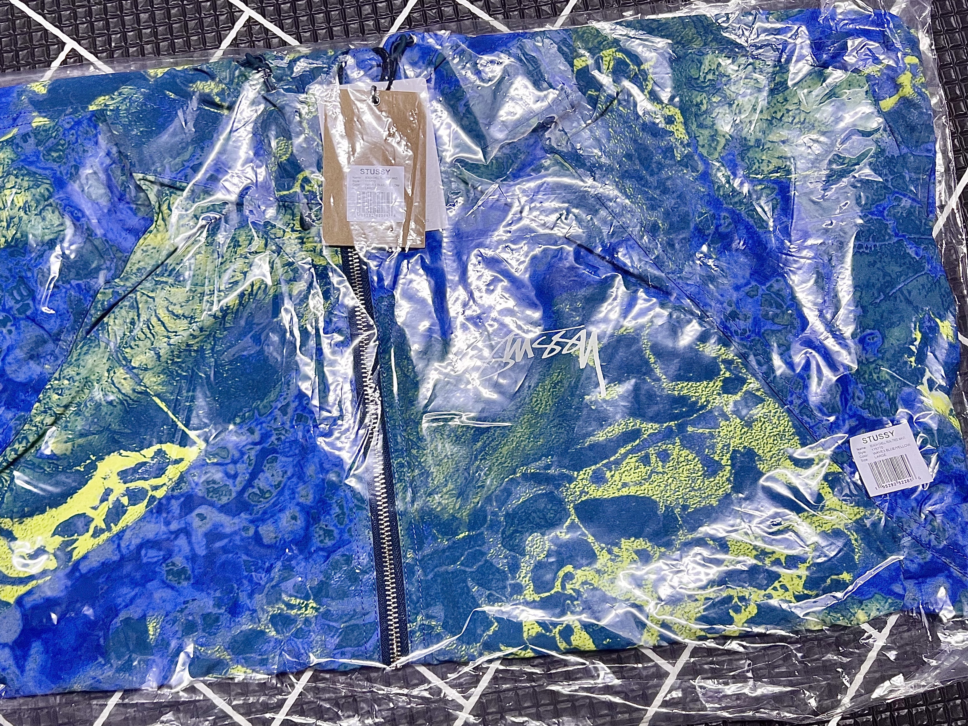 Stussy Realtree Wav3 Beach Shell Wave3 Blue Yellow 착용 스타일