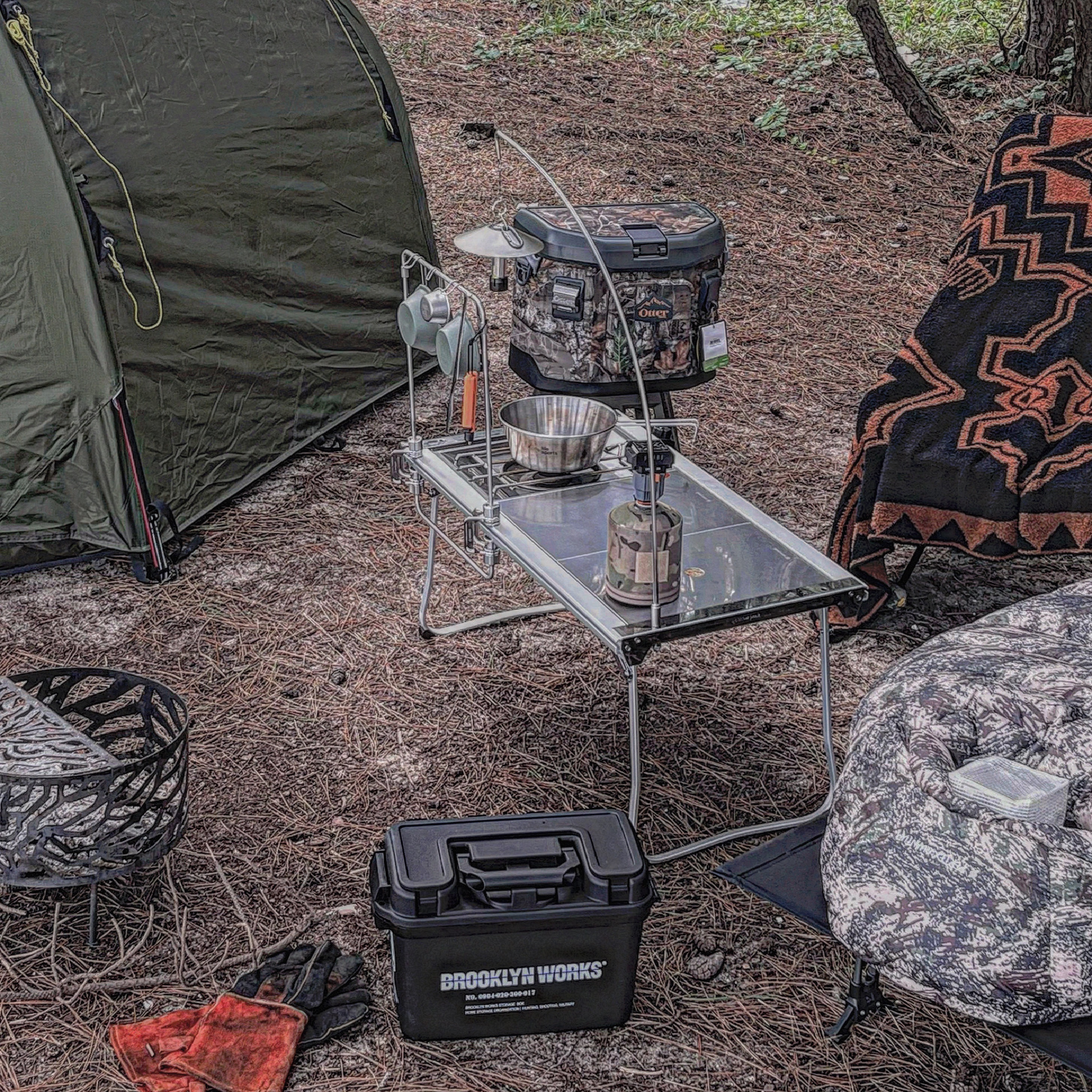 Helsport Varanger Dome 4-6 Outer Tent (With Pole), Snow Peak Entry IGT 착용 스타일 - 1