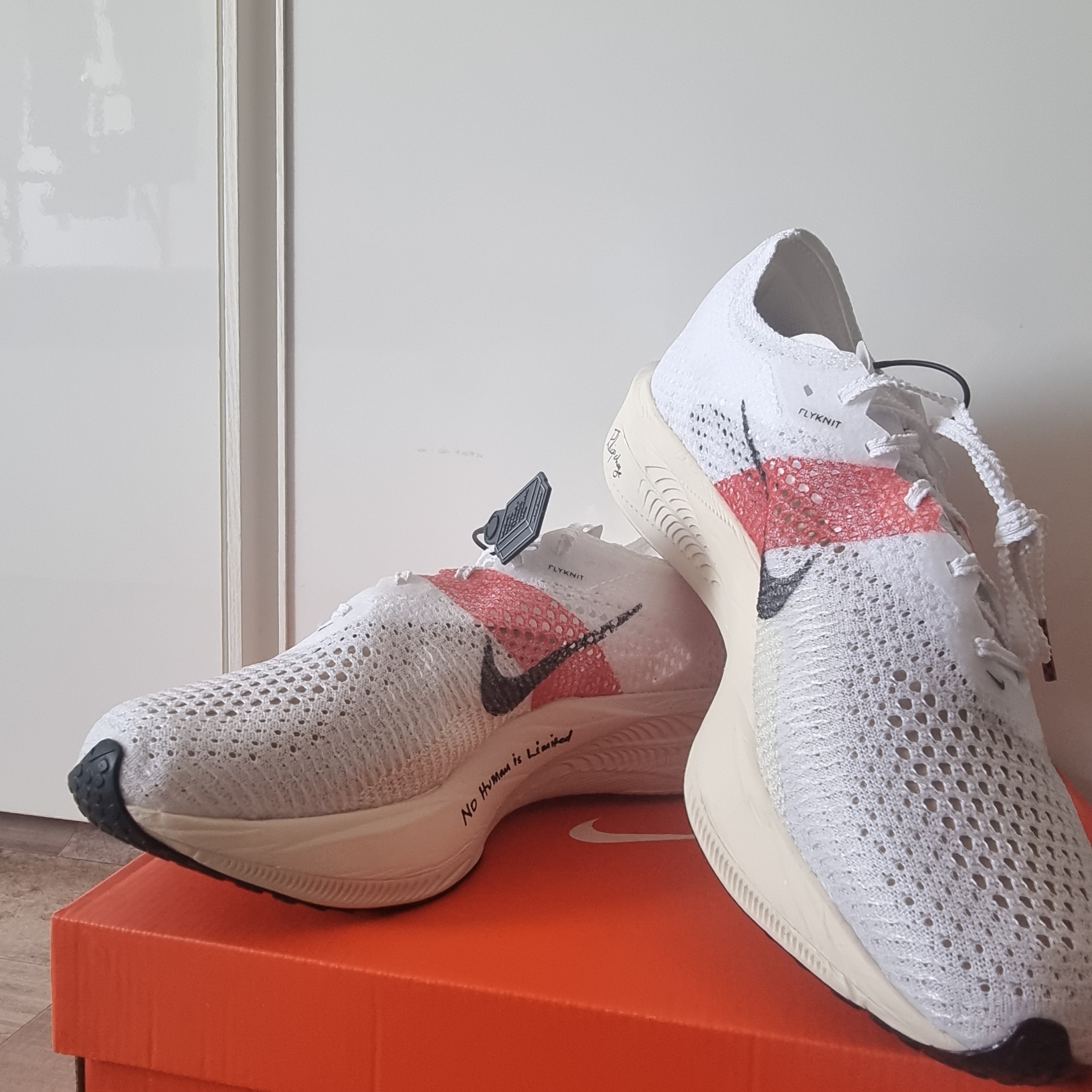 Nike ZoomX Vaporfly Next% 3 Eliud Kipchoge 착용 스타일