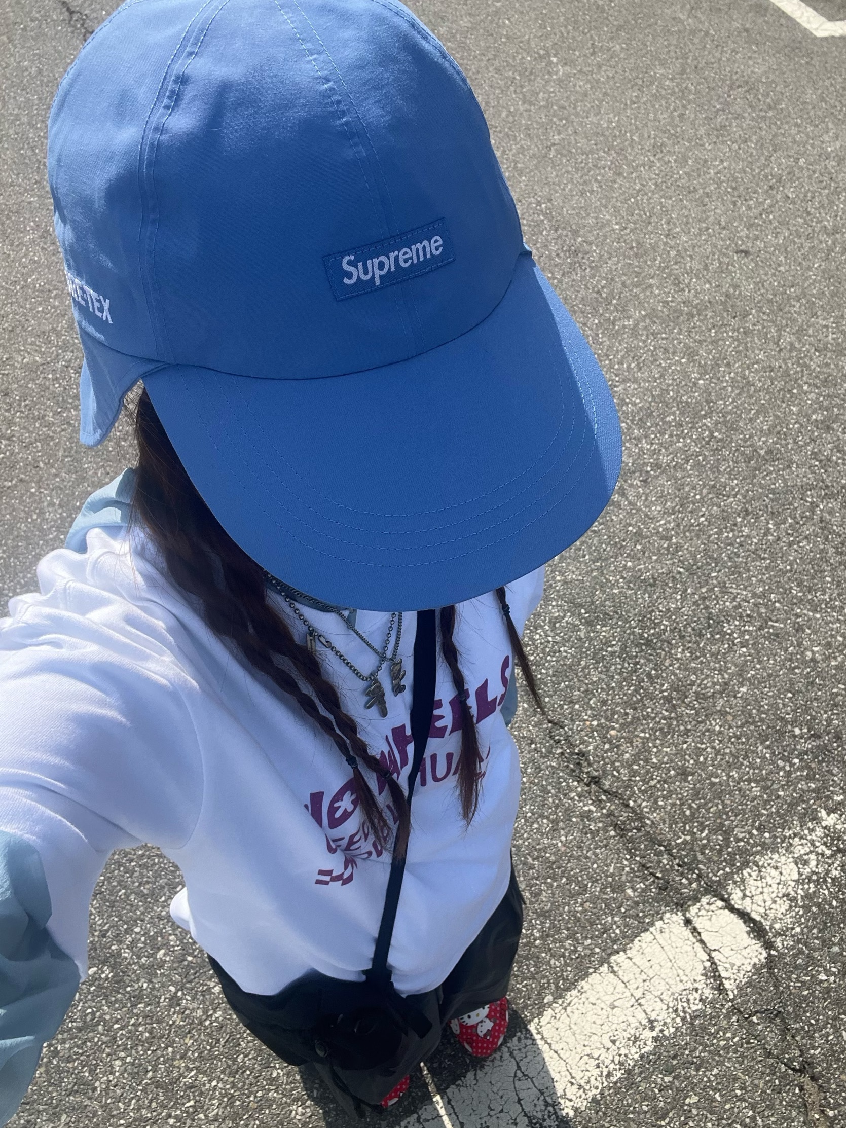 Heaven by Marc Jacobs Friendship Necklace Set Silver Ox (Set of 2), Supreme Gore-Tex Sunshield Hat Blue - 24SS 착용 스타일