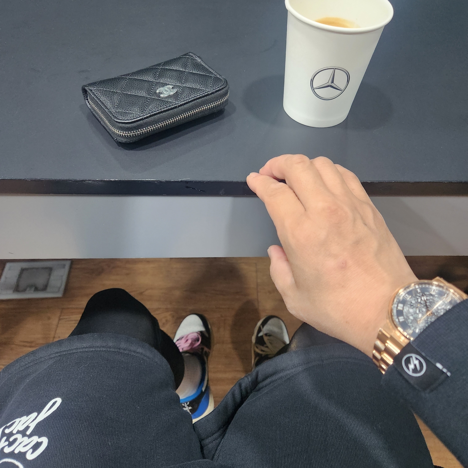 Jordan x Travis Scott x Fragment Hoodie Black (DJ0616-010) 착용 스타일