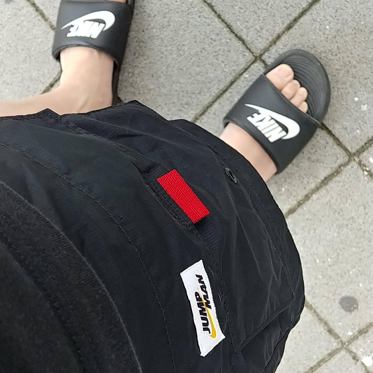 Jordan Jumpman Woven Shorts Black - Asia 착용 스타일 - 4