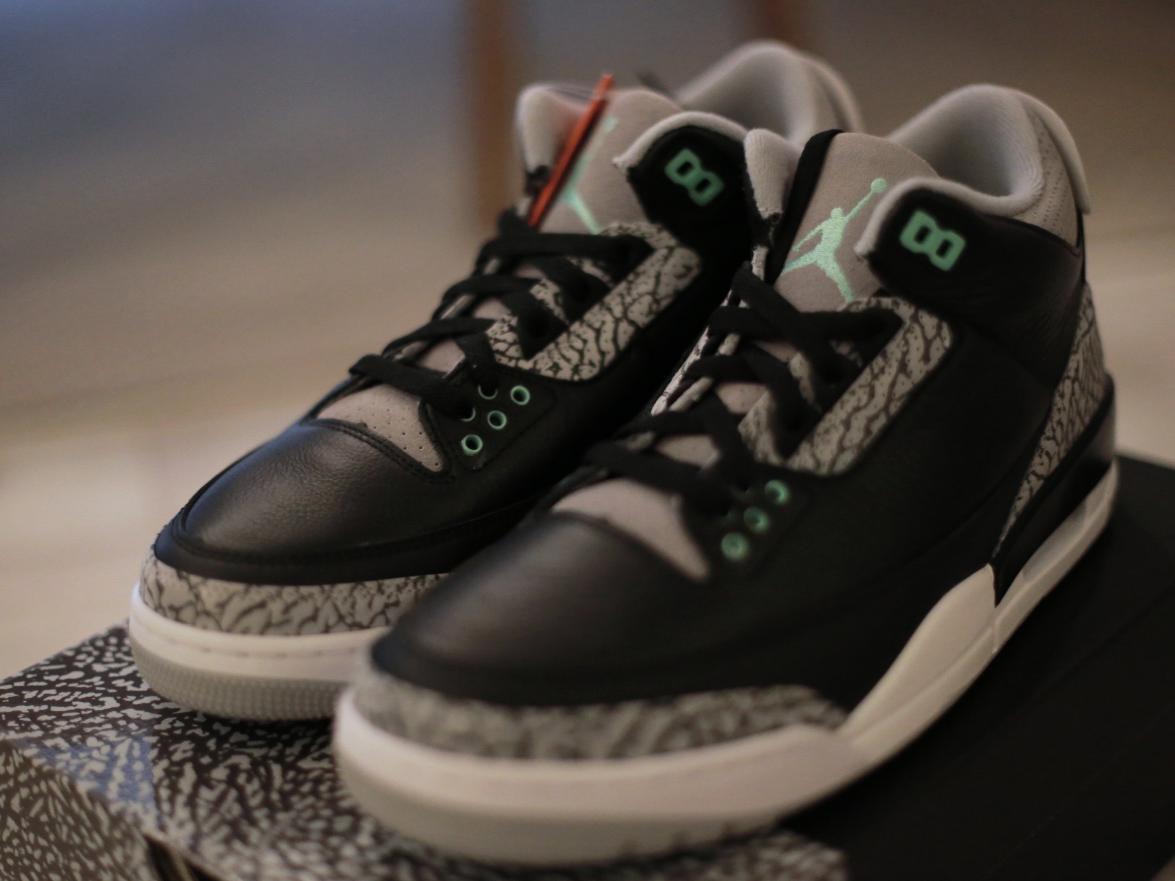 Jordan 3 Retro Green Glow 착용 스타일 - 2