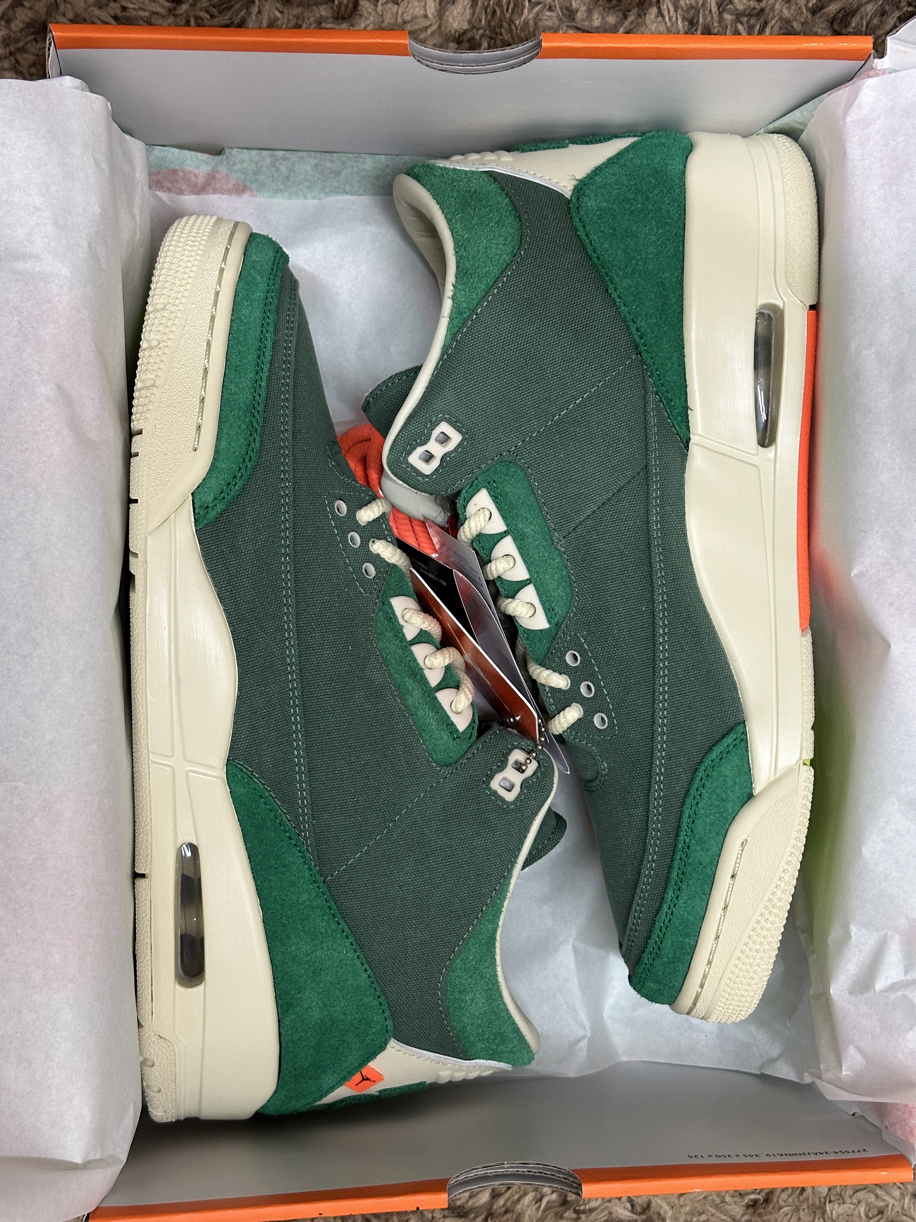 (W) Jordan 3 x Nina Chanel Abney Retro SP Bicoastal and Malachite 착용 스타일 - 2