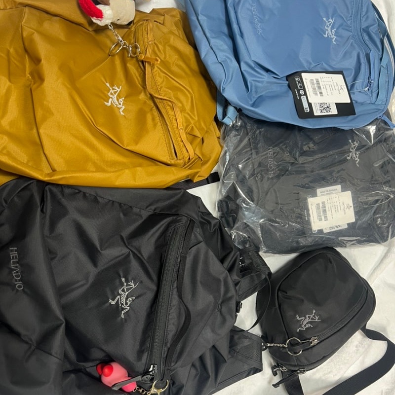 Arc'teryx Heliad 10 Backpack Black, Arc'teryx Heliad 15 Backpack Black 착용 스타일