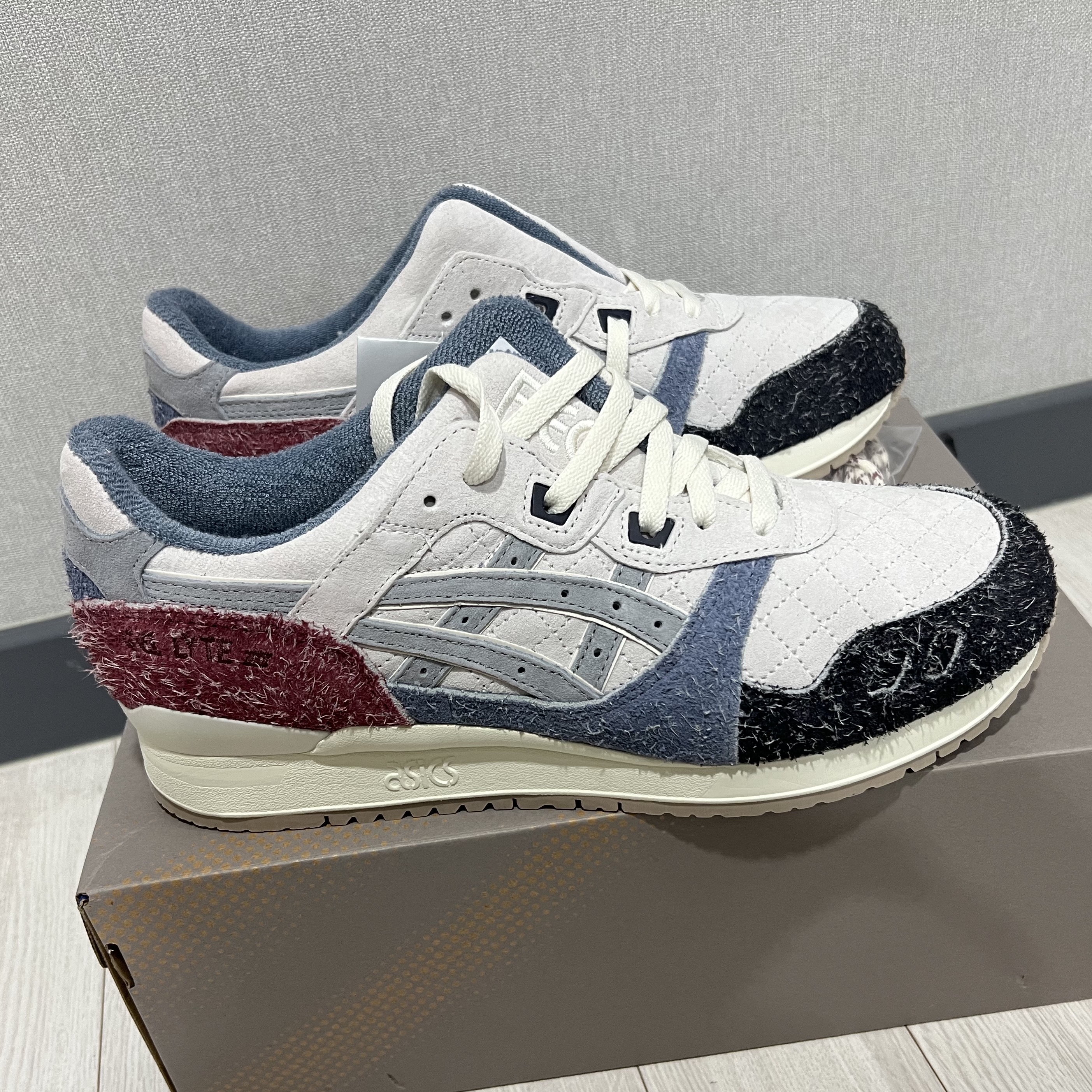 Asics x Kith Gel-Lyte III Remastered Seoul Cream 착용 스타일