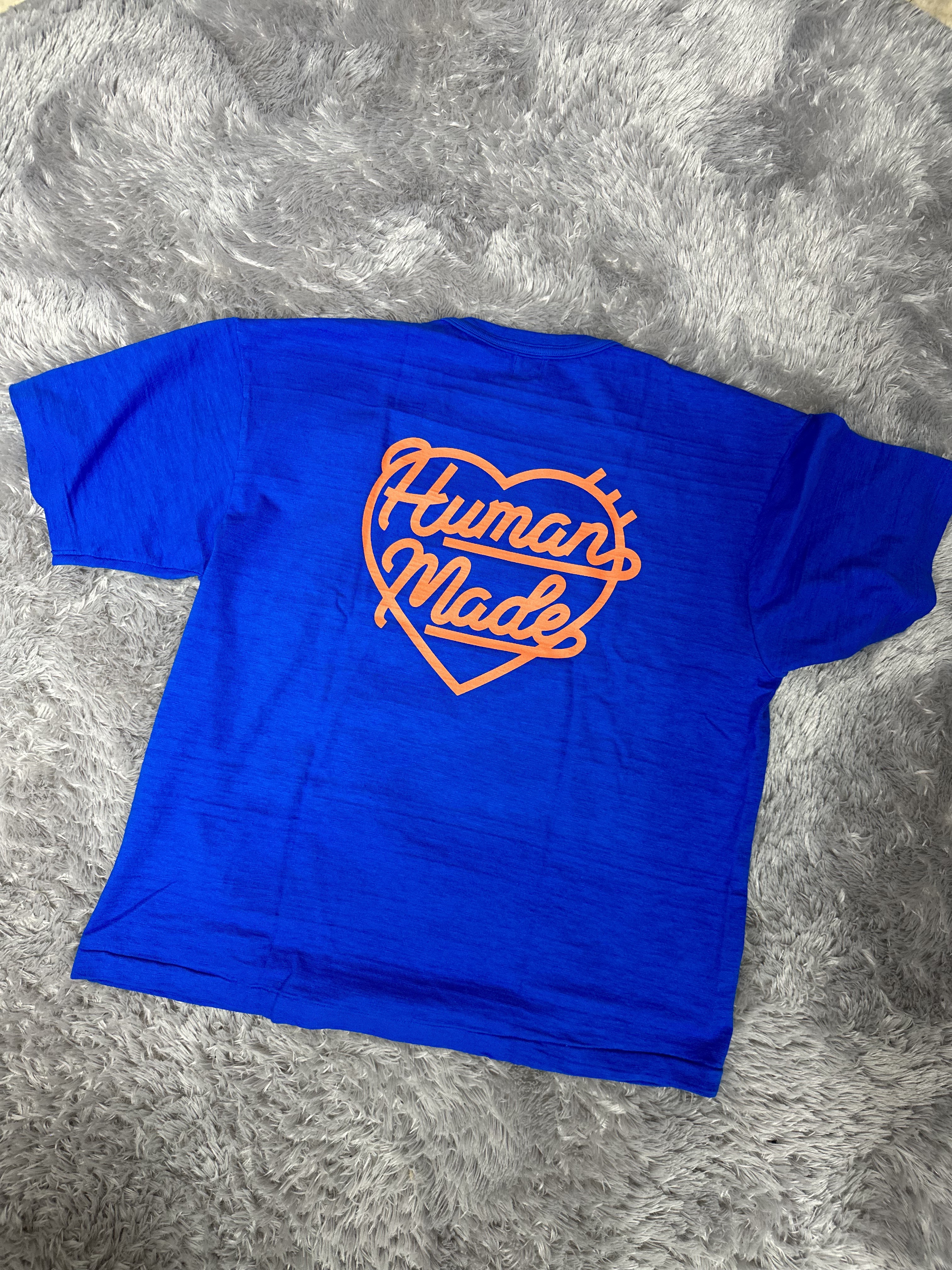 Human Made Color T-Shirt Blue 착용 스타일 - 1